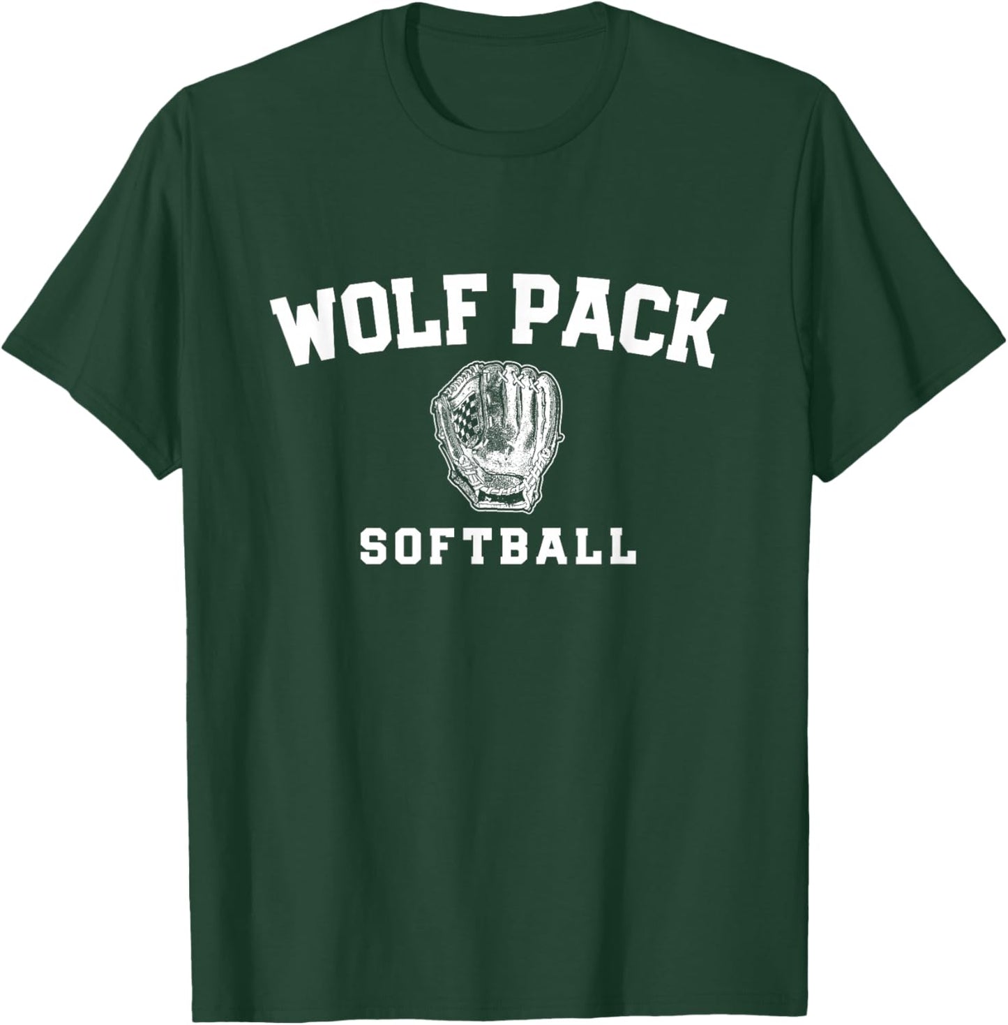 Wolf Pack Ridgeview Softball Mitt HS T-Shirt - T-Shirt | Forest