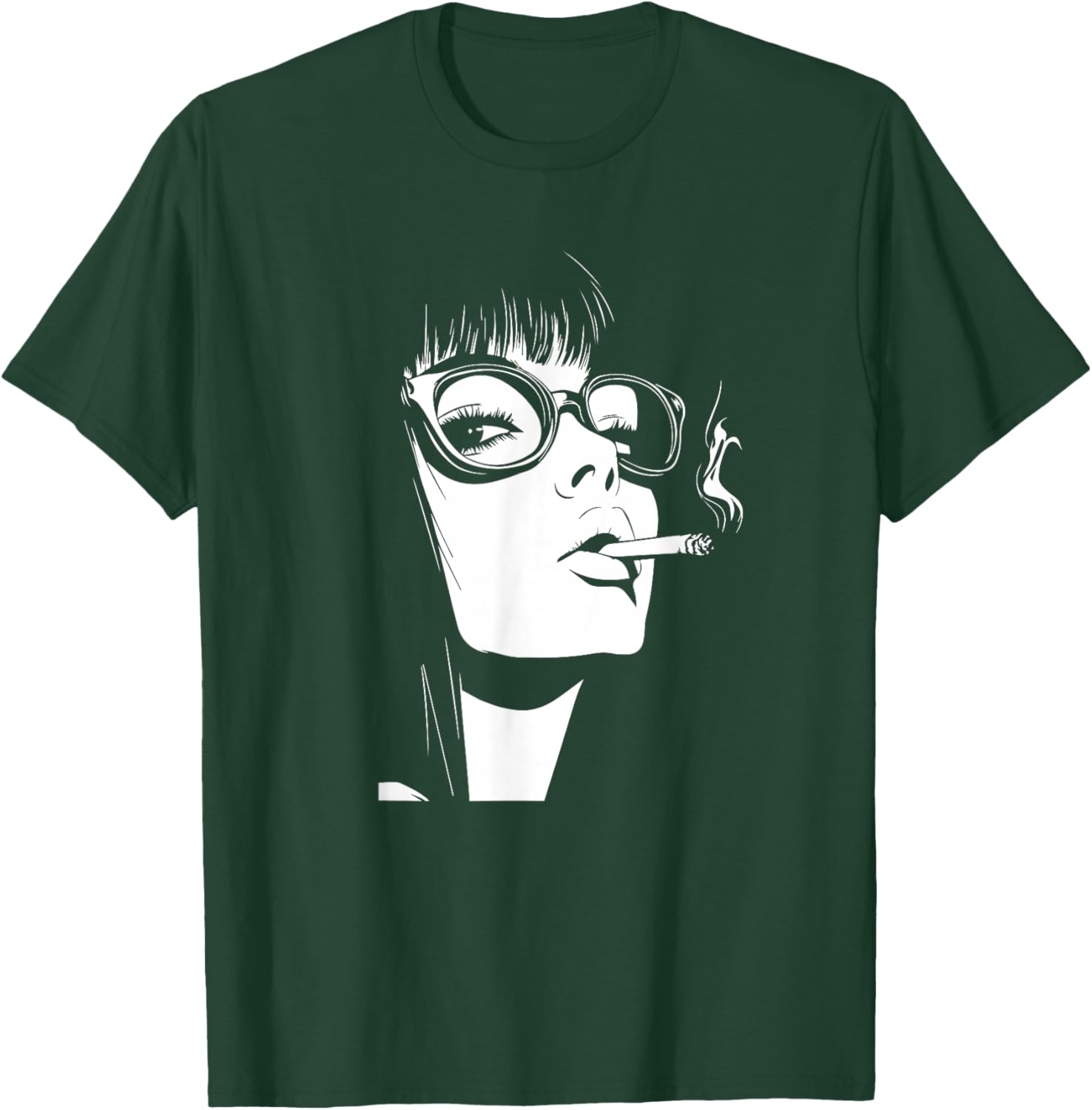 Anime Girl Aesthetic Waifu Japanese T-Shirt - T-Shirt | Forest
