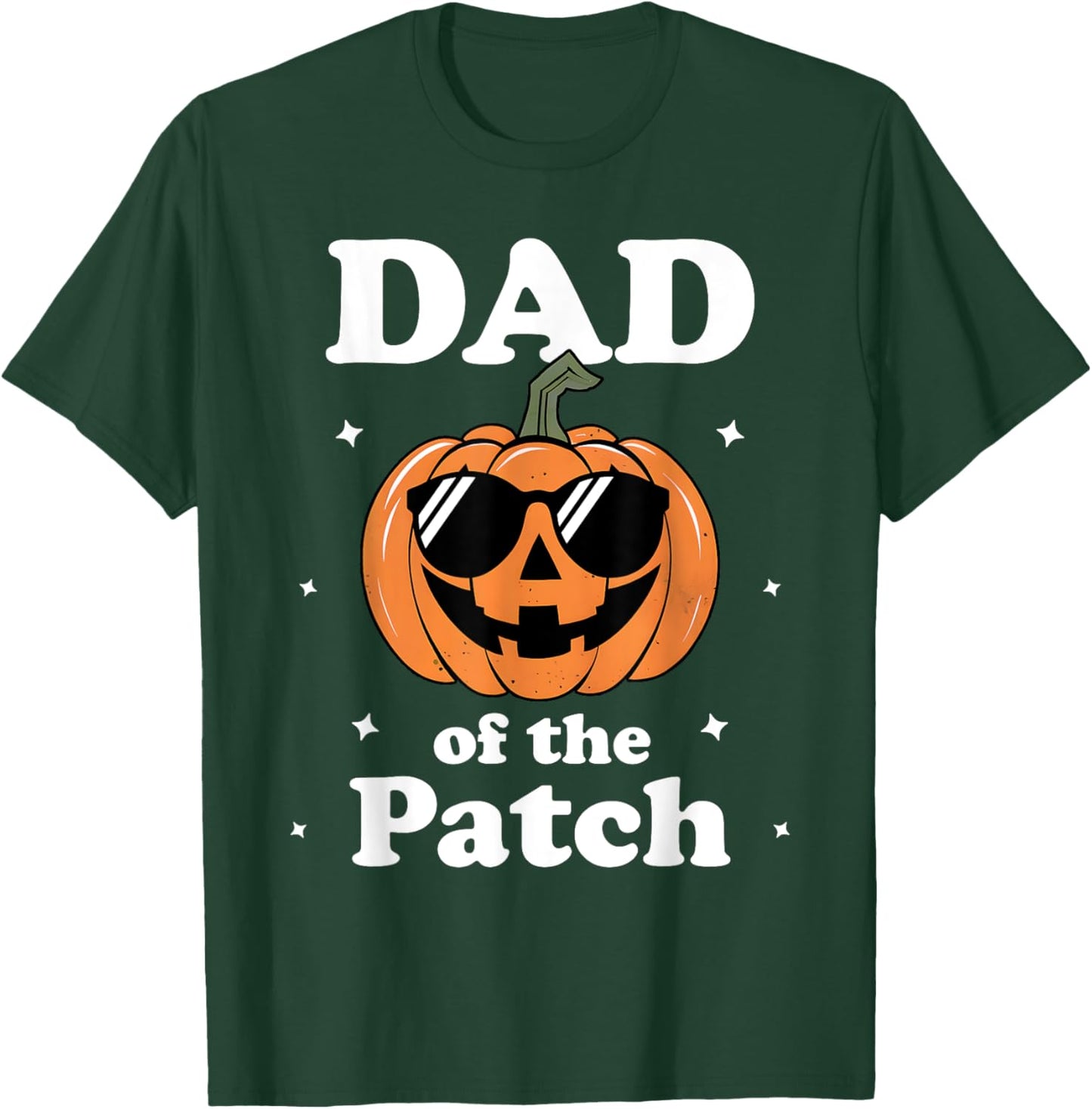 Pumpkin Dad Of The Patch Halloween Costume Family T-Shirt - T-Shirt | Forest