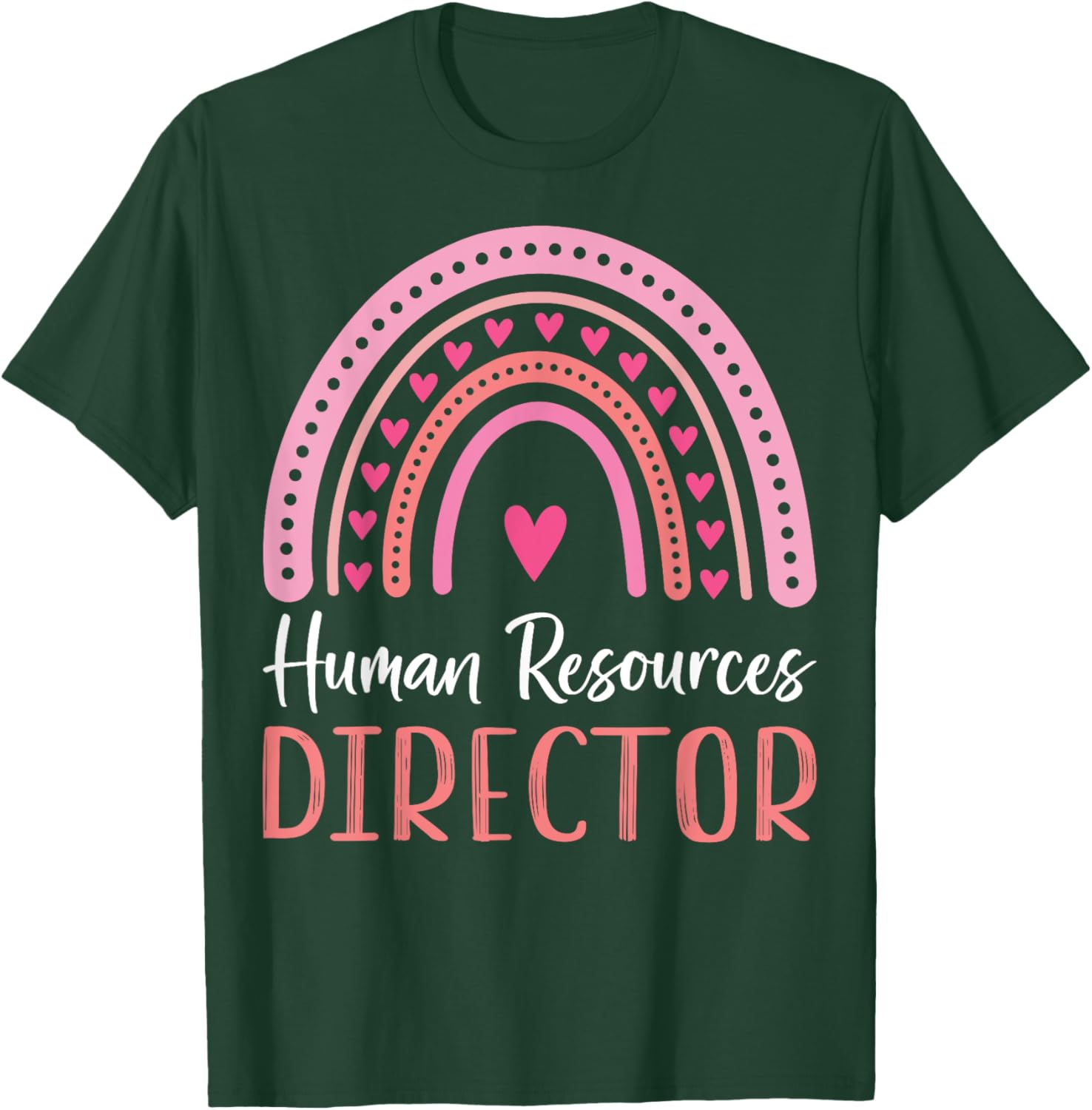 Human Resources Director - Leopard Rainbow HR Director Gifts T-Shirt - T-Shirt | Forest