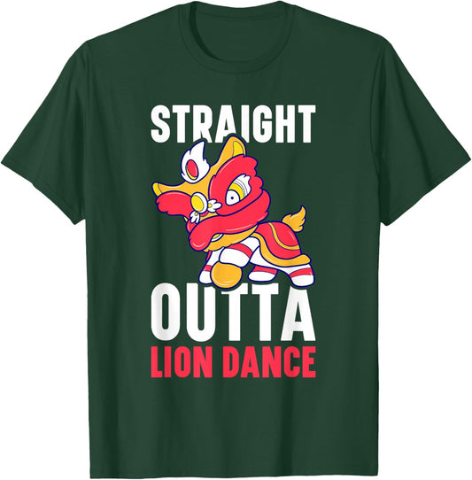 Lion Dance Lunar New Year Chinese New Year Lion Dance T-Shirt - T-Shirt | Forest