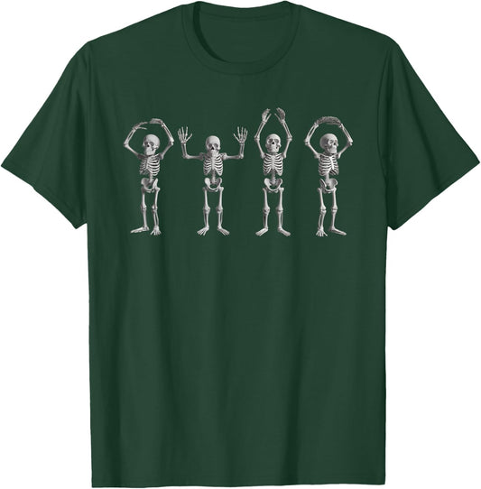 Funny O-H-I-O State Skeleton Ohio Vintage Halloween Women T-Shirt - T-Shirt | Forest