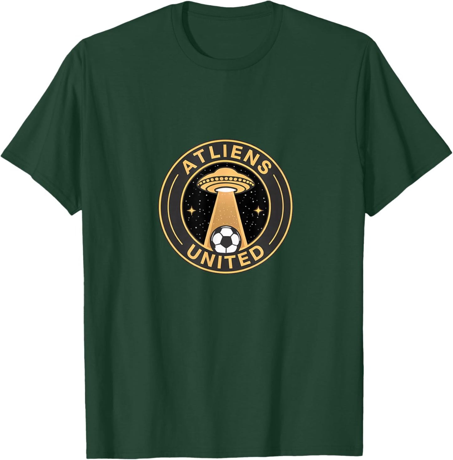 Atliens United, 404 United Atlanta Soccer Fan Jersey Funny T-Shirt - T-Shirt | Forest