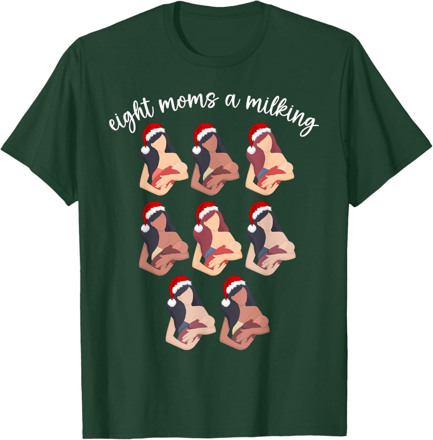 Christmas Lactation Consultant Breastfeeding Education IBCLC T-Shirt - T-Shirt | Forest