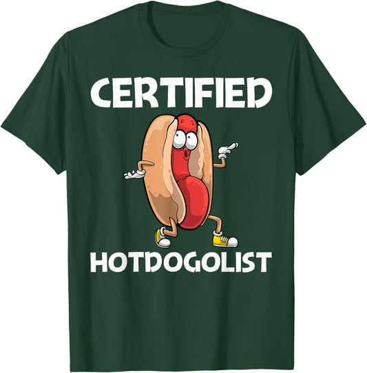 Cool Hotdog Outfit Women Adult Hotdog Hot Dog Lover T-Shirt - T-Shirt | Forest