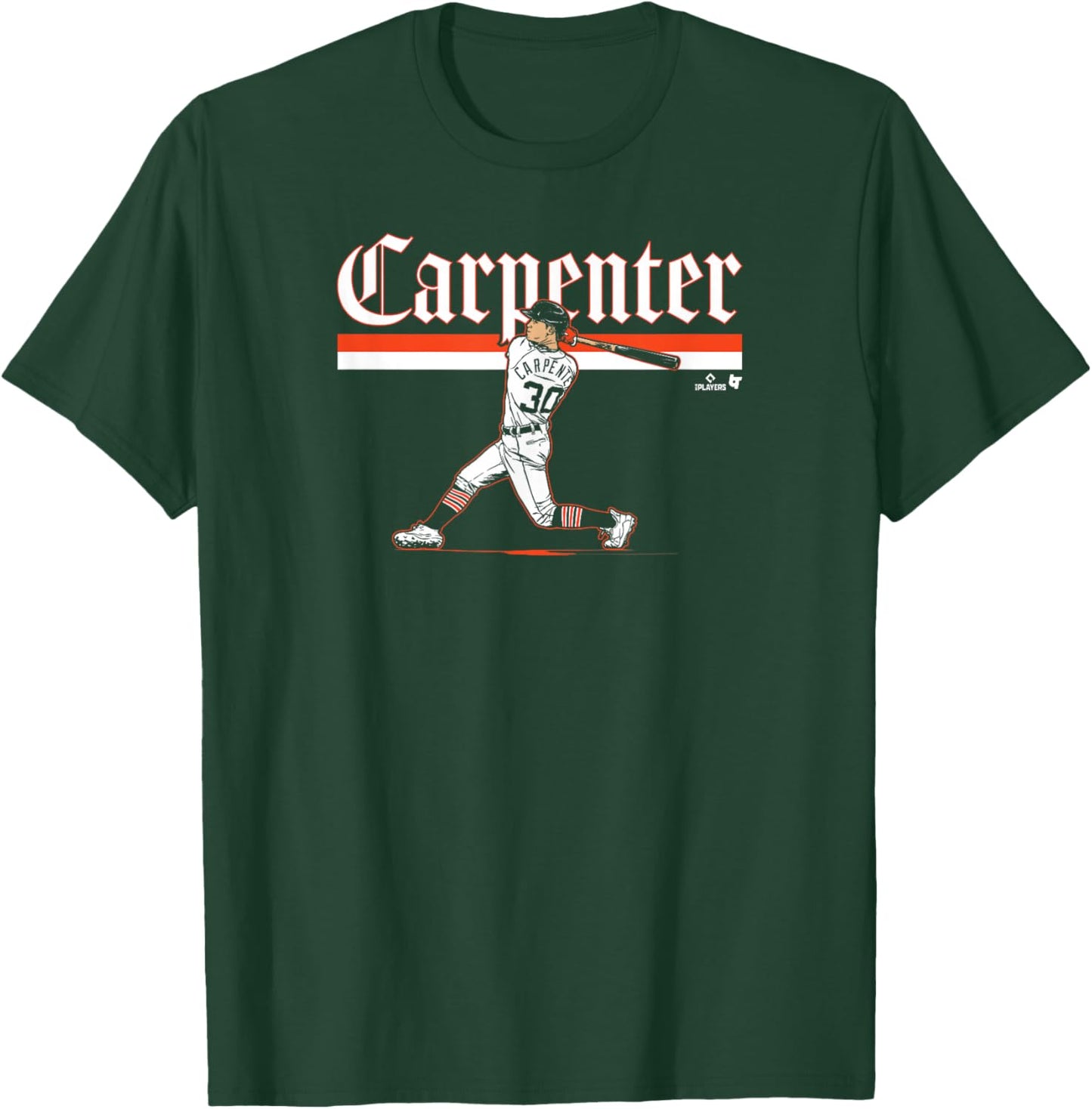 Kerry Carpenter - Slugger Swing - Detroit Baseball T-Shirt - T-Shirt | Forest