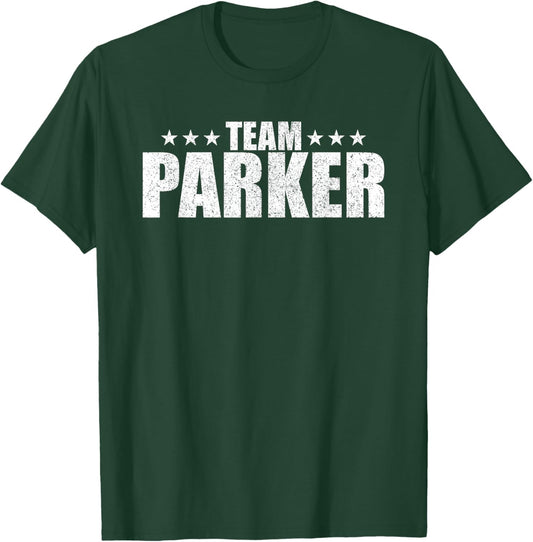 Parker Surname Family Birthday Parker Lastname Couple T-Shirt - T-Shirt | Forest