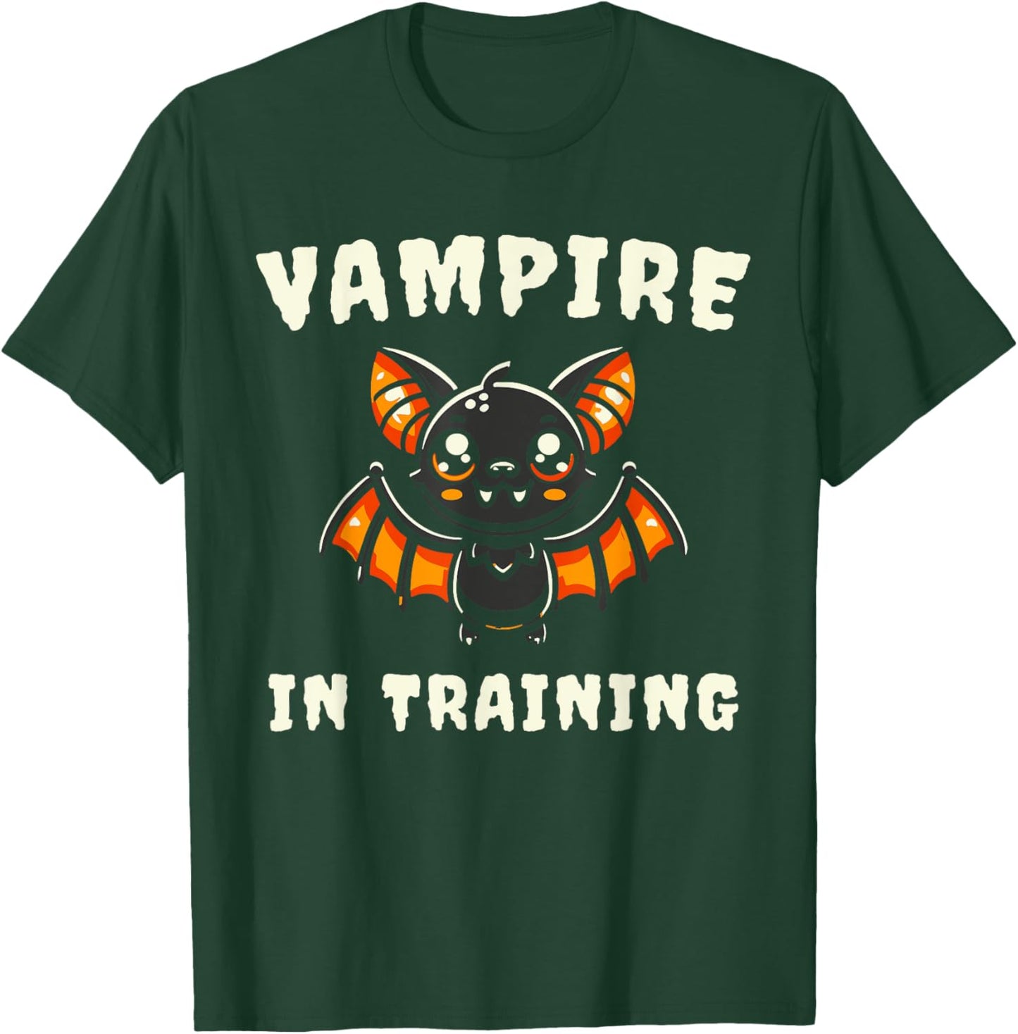 Vampire In Training Halloween Bat T-Shirt - T-Shirt | Forest