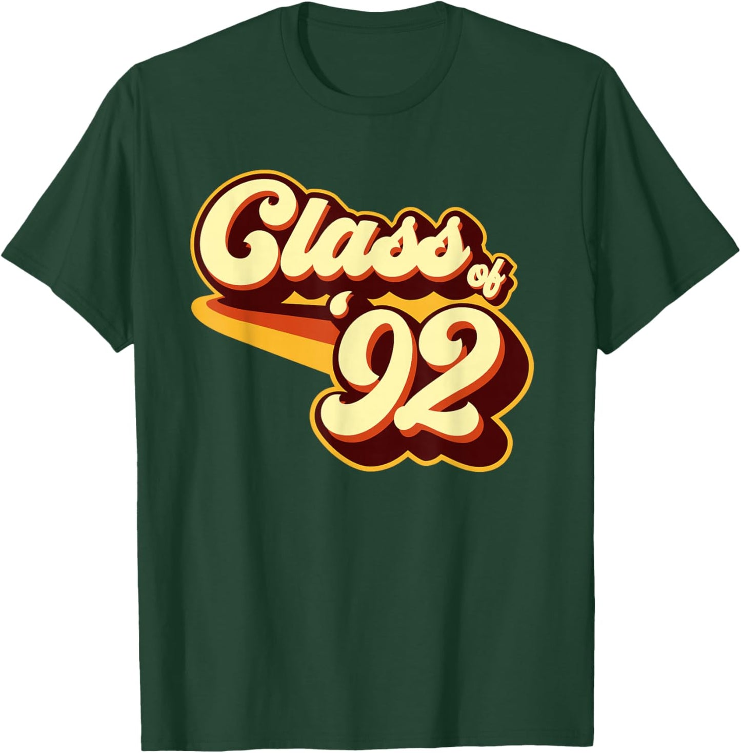 Class of 92 Reunion Retro 1992 T-Shirt - T-Shirt | Forest