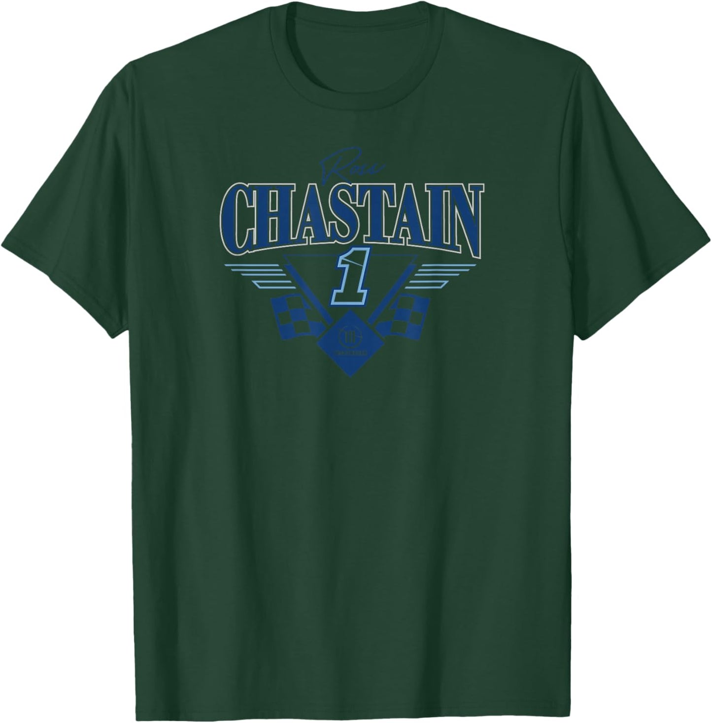 NASCAR - Ross Chastain 1 Trackhouse Triangle Wings White T-Shirt - T-Shirt | Forest