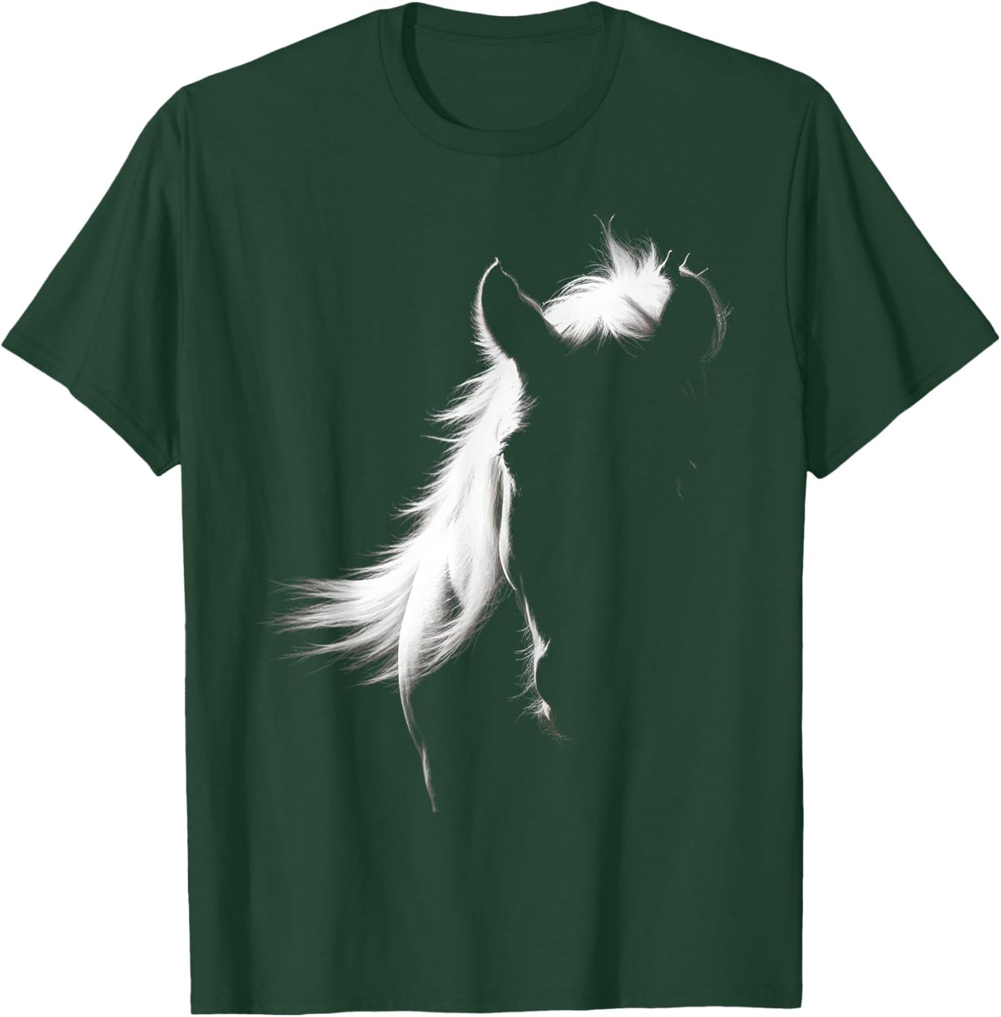 Vintage Western Horse Silhouette Horse Riding lover T-Shirt - T-Shirt | Forest
