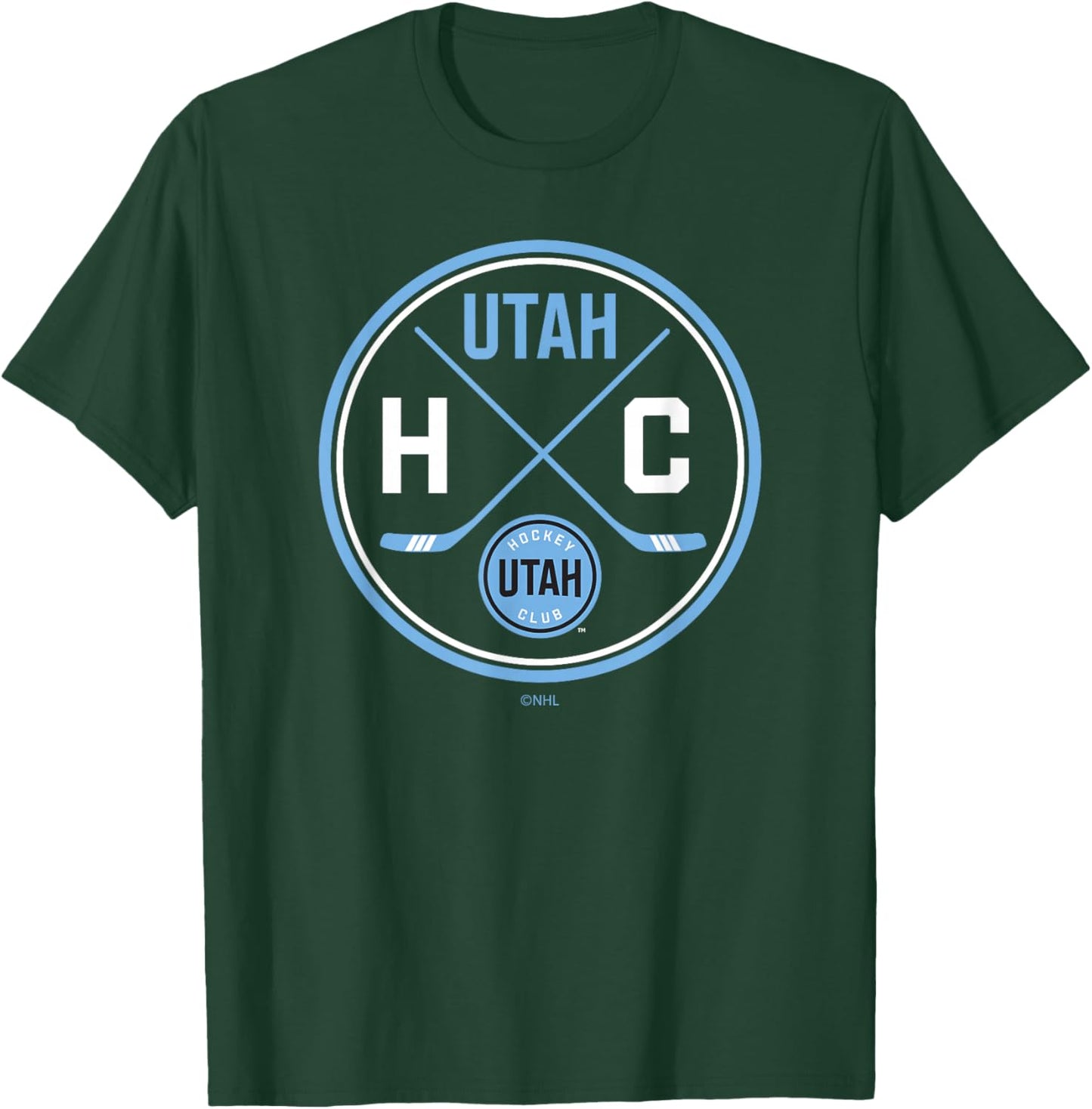 Utah Hockey Club Prize Dark Heather Officially Licensed T-Shirt - T-Shirt | Forest