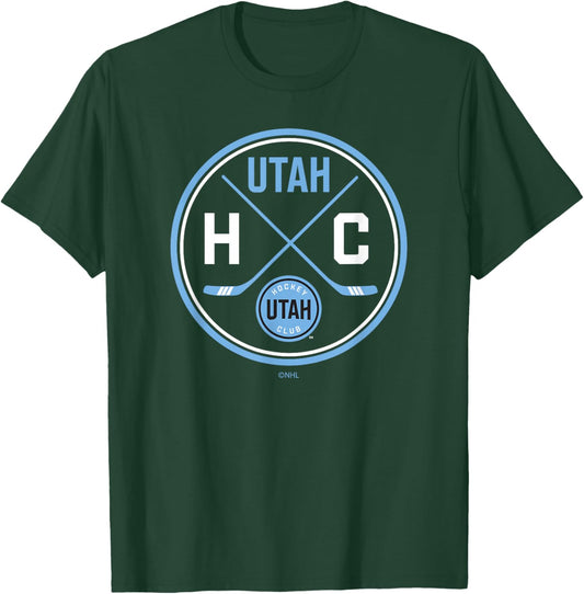 Utah Hockey Club Prize Dark Heather Officially Licensed T-Shirt - T-Shirt | Forest