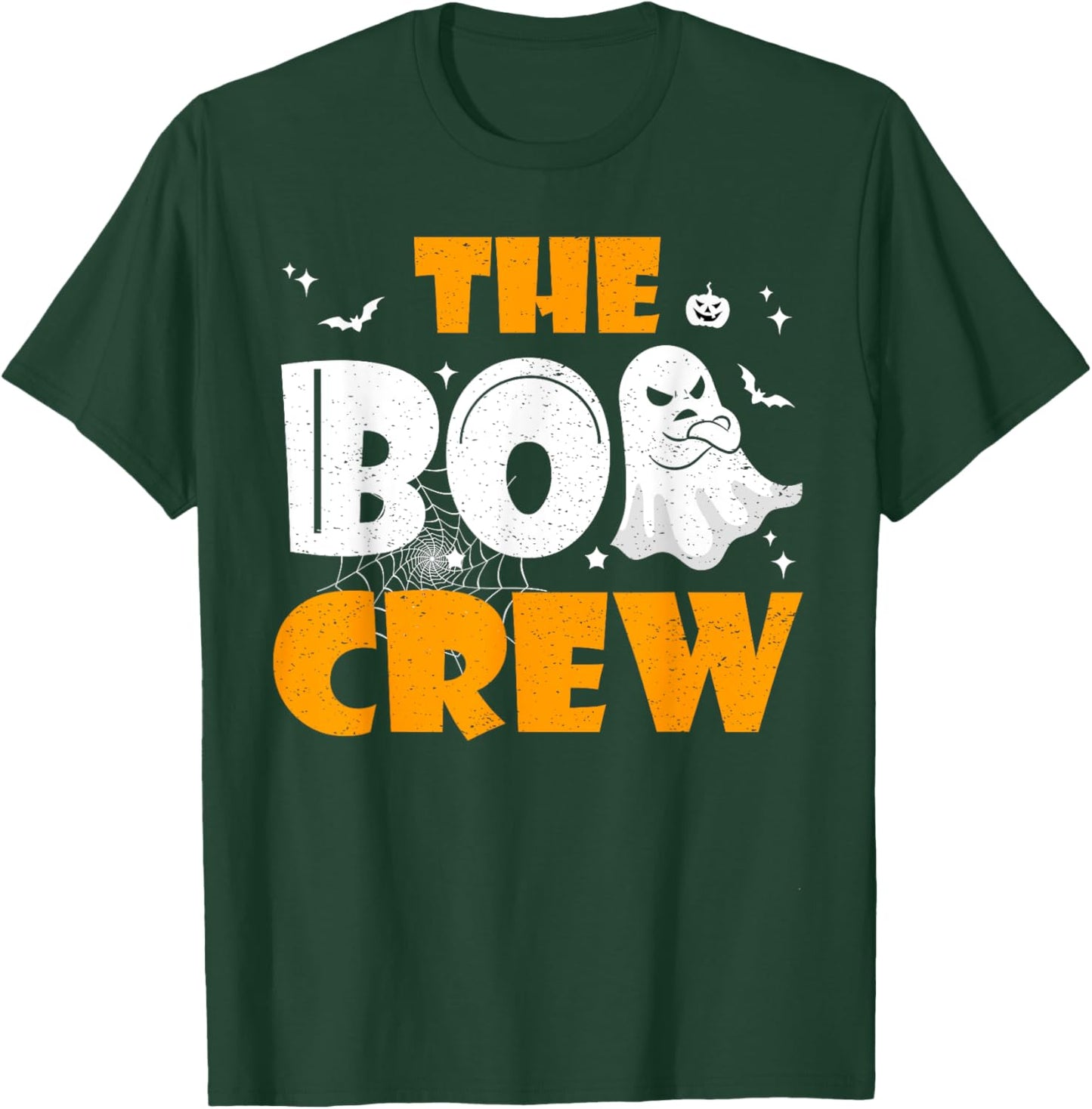 Halloween Ghost The Boo Crew Matching family Women Kids Men T-Shirt - T-Shirt | Forest