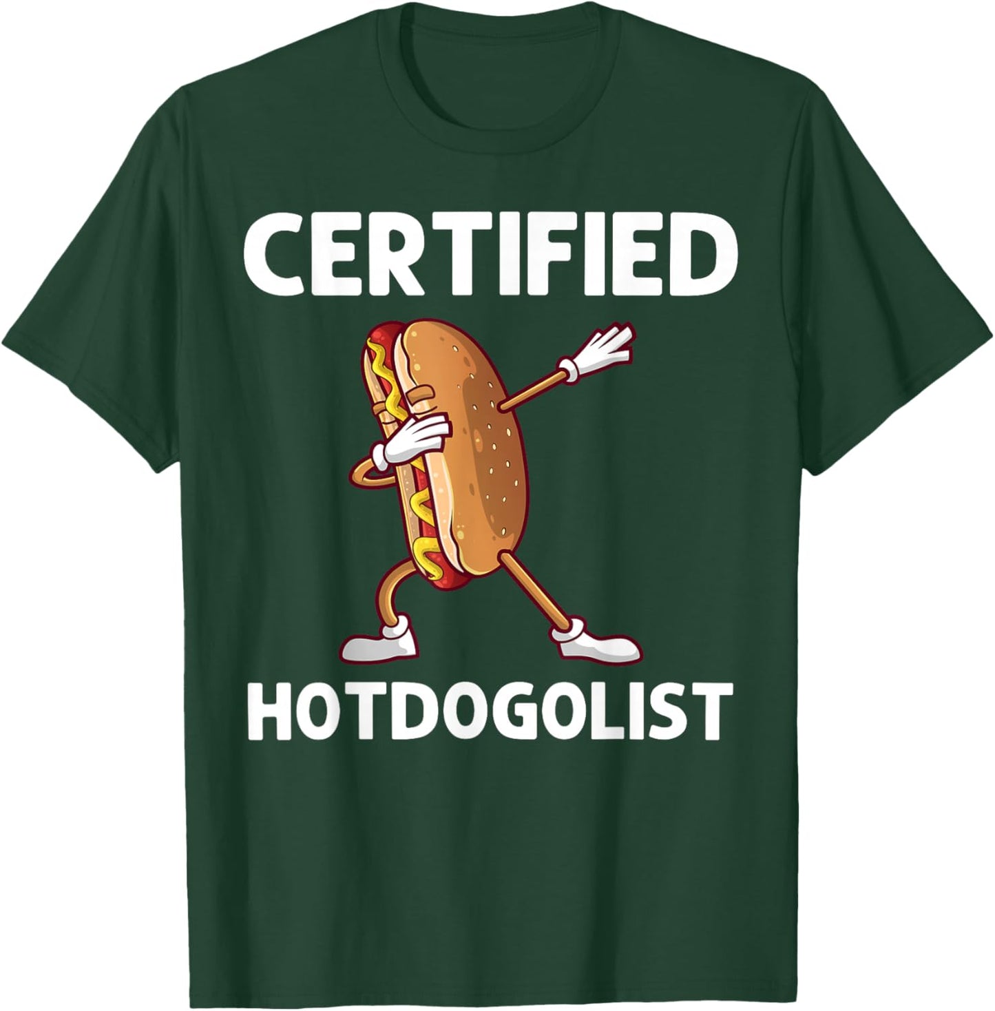 Cool Hotdog Outfit Women Adult Hotdog Hot Dog Lover T-Shirt - T-Shirt | Forest