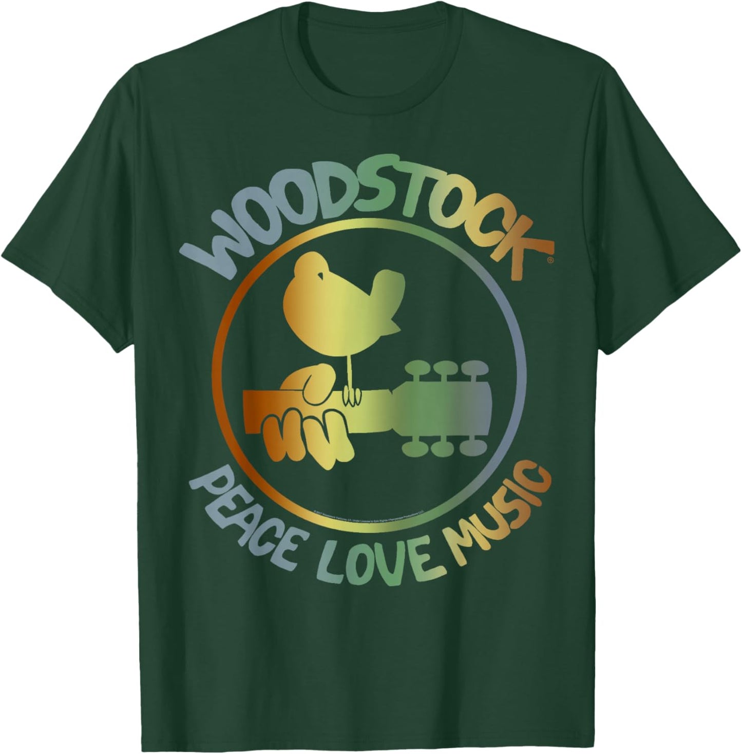 Woodstock - Technicolor Birdie T-Shirt - T-Shirt | Forest