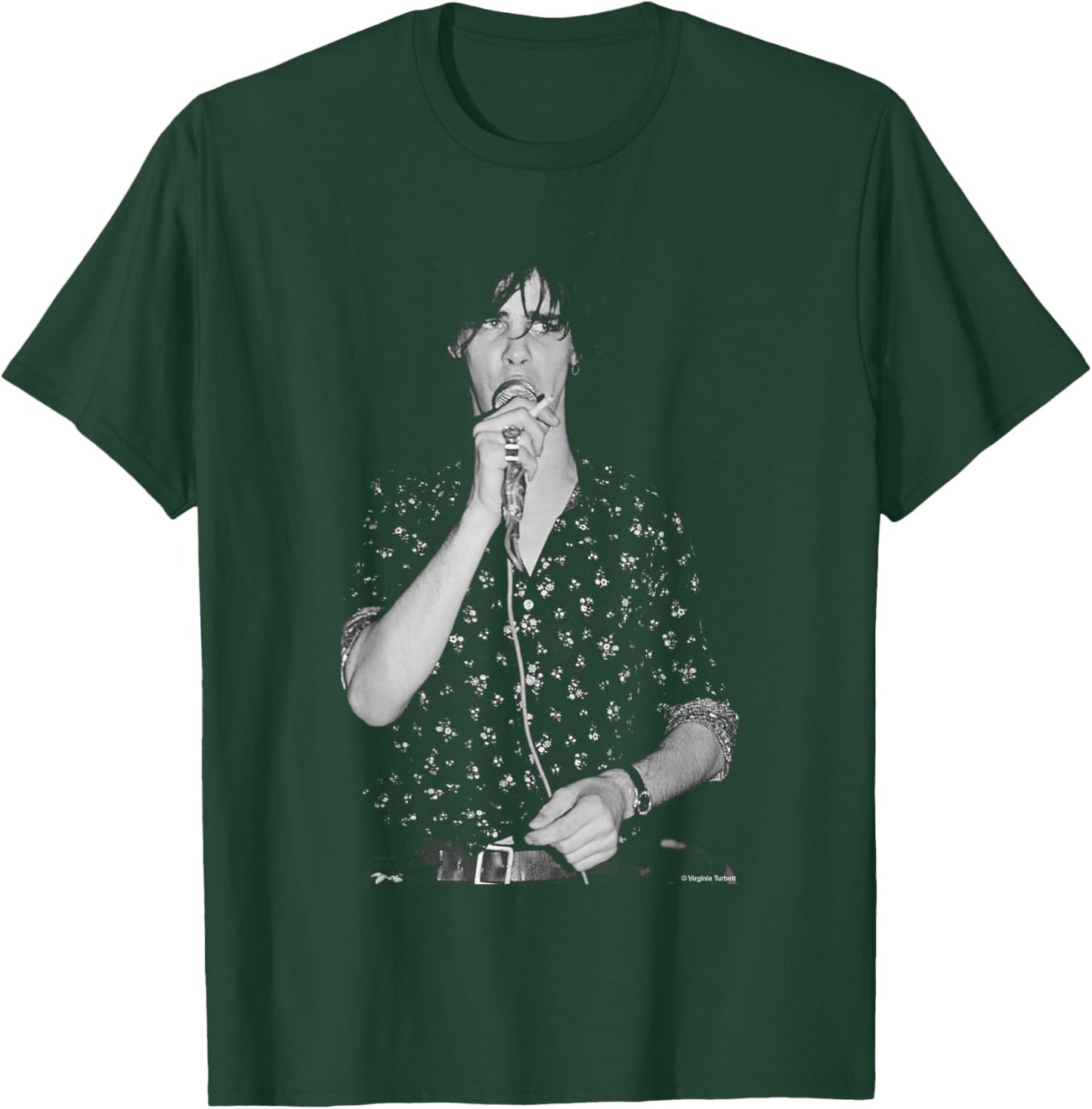 Nick Cave & Birthday Party Live By Virgina Turbett T-Shirt - T-Shirt | Forest