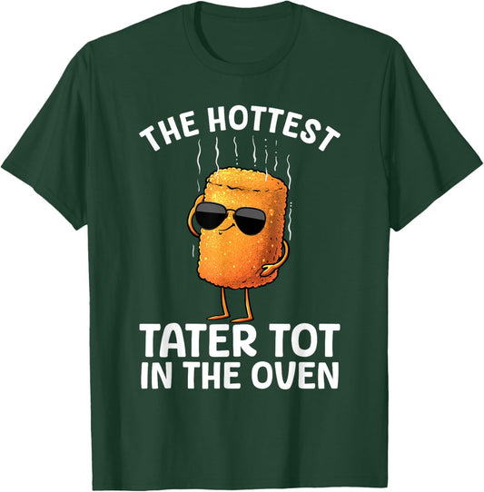 Cool Tater Tot Design Women Kids Potato Tater Tot T-Shirt - T-Shirt | Forest