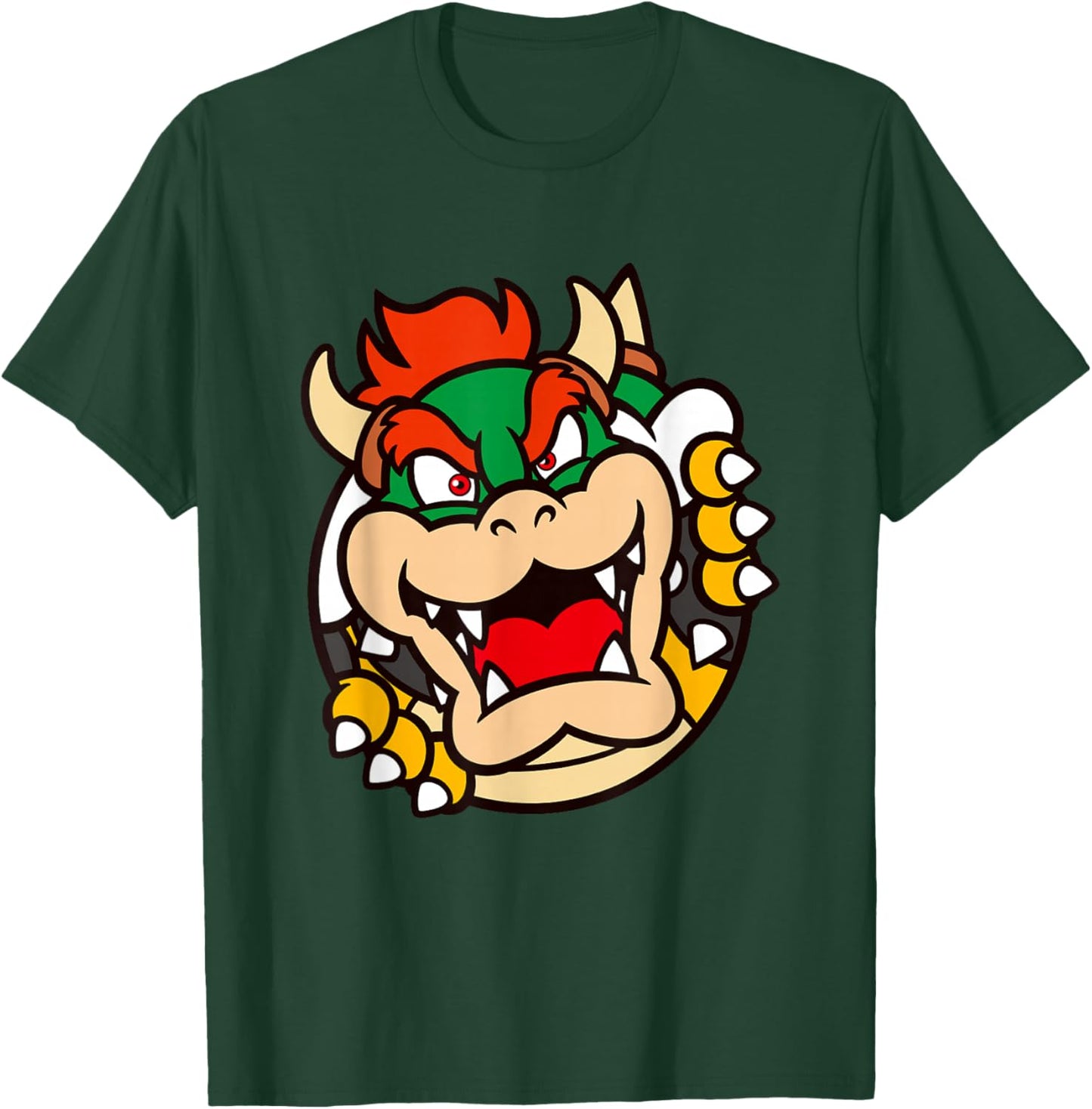 Super Mario Bros Bowser Big Koopa Breakout Portrait T-Shirt - T-Shirt | Forest