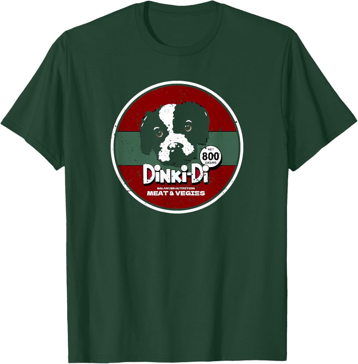 DINKI-DI DOG FOOD Men Women Kids T-Shirt - T-Shirt | Forest