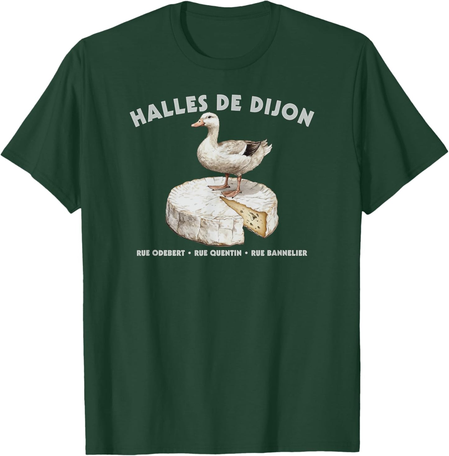 Dijon France Halles de Dijon Burgundy Market French Souvenir T-Shirt - T-Shirt | Forest