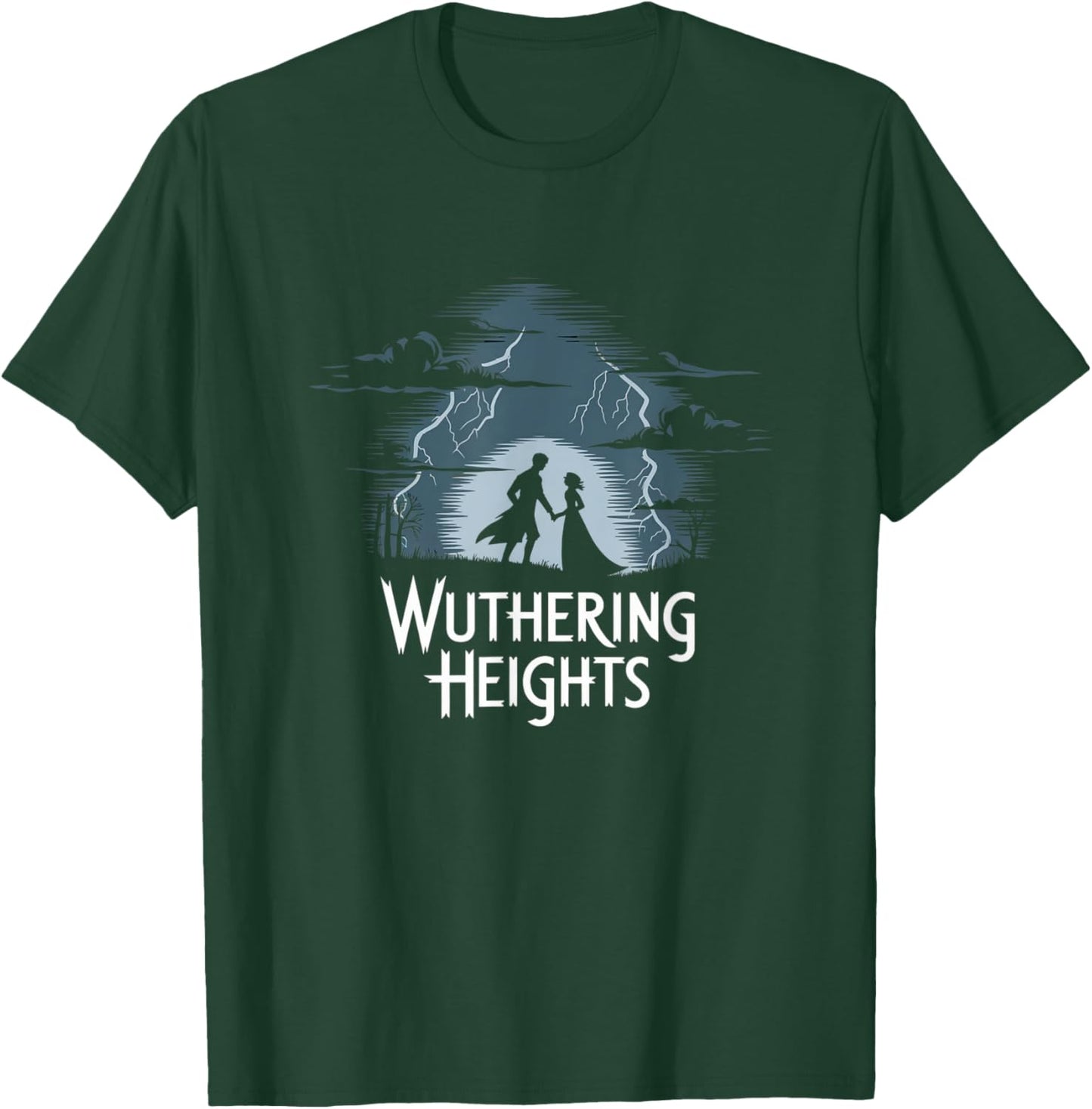 Wuthering Heights Gothic Romance Classic Literature Bookworm T-Shirt - T-Shirt | Forest