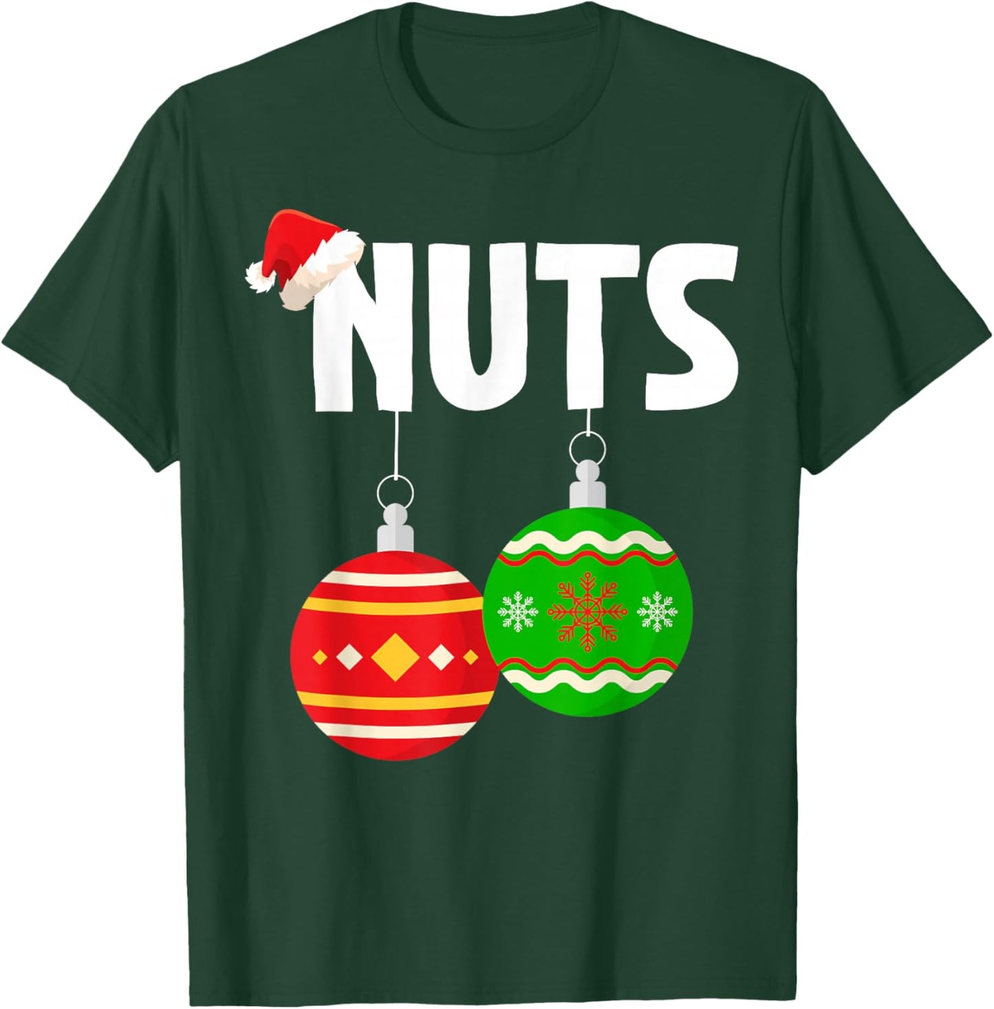 Chest Nuts Matching Chestnuts Christmas Couples Xmas Party T-Shirt - T-Shirt | Forest