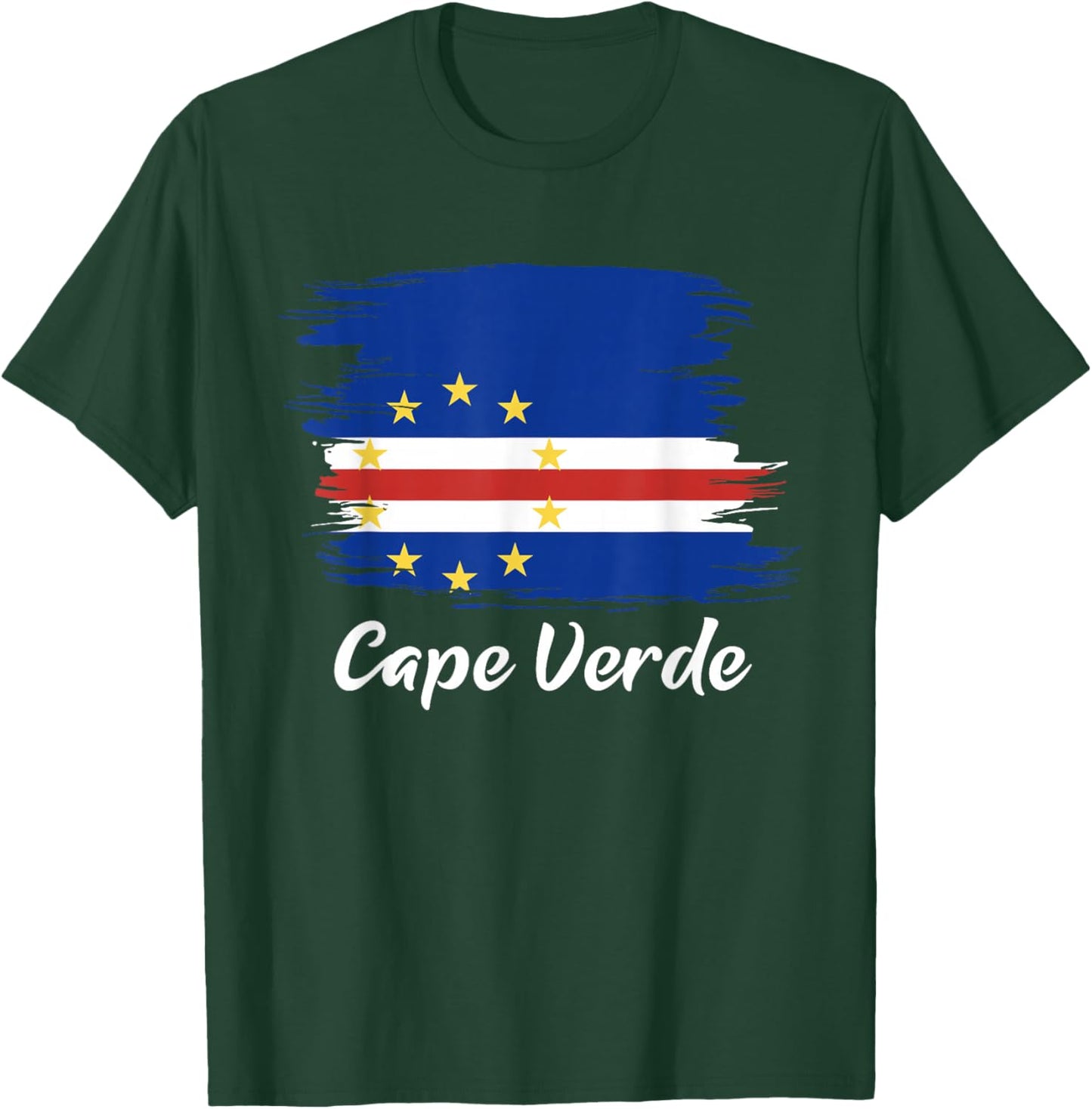 Cape Verde Vintage Flag T-Shirt - T-Shirt | Forest