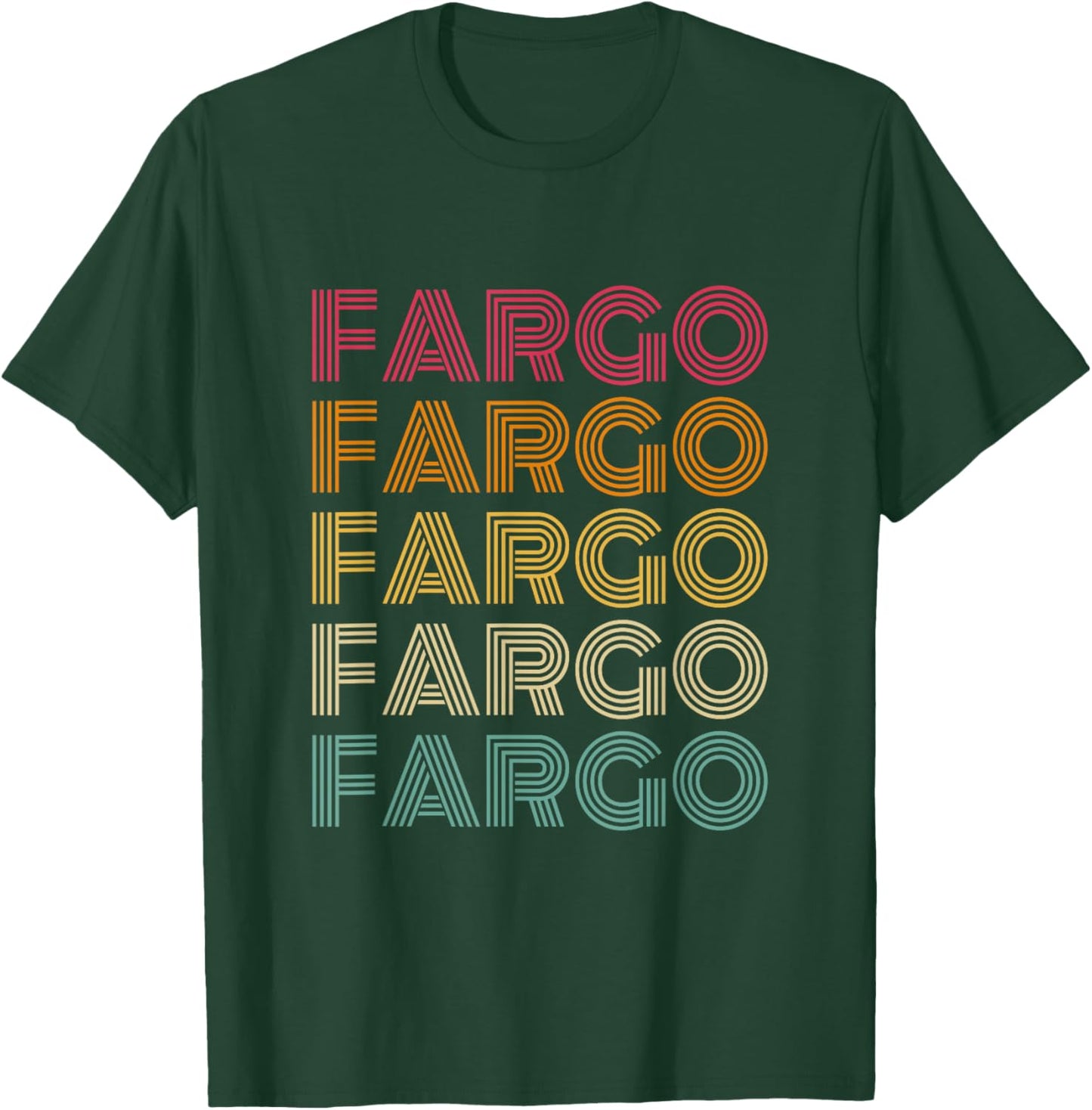 Fargo - Retro Vintage Style 70s 80s Throwback Classic T-Shirt - T-Shirt | Forest
