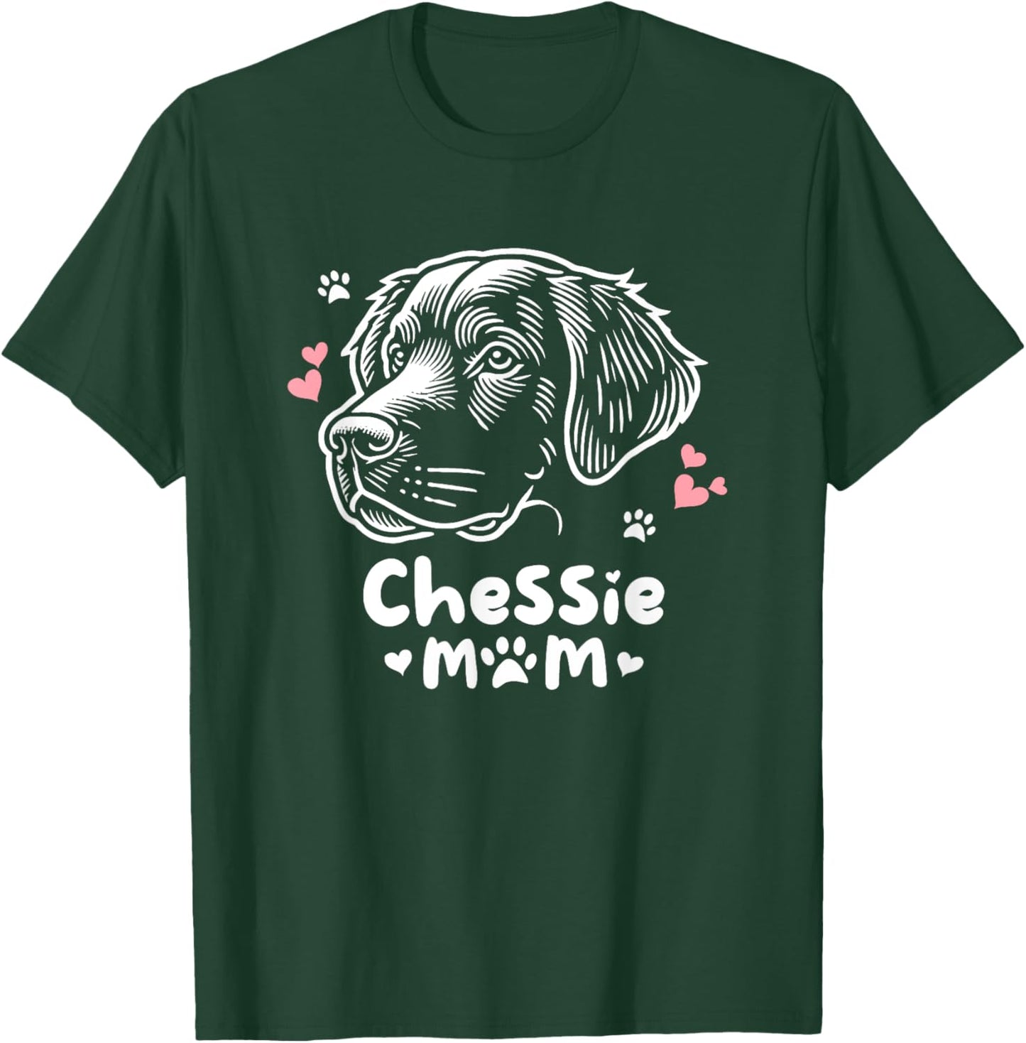 Chessie Mom Chesapeake Bay Retriever T-Shirt - T-Shirt | Forest