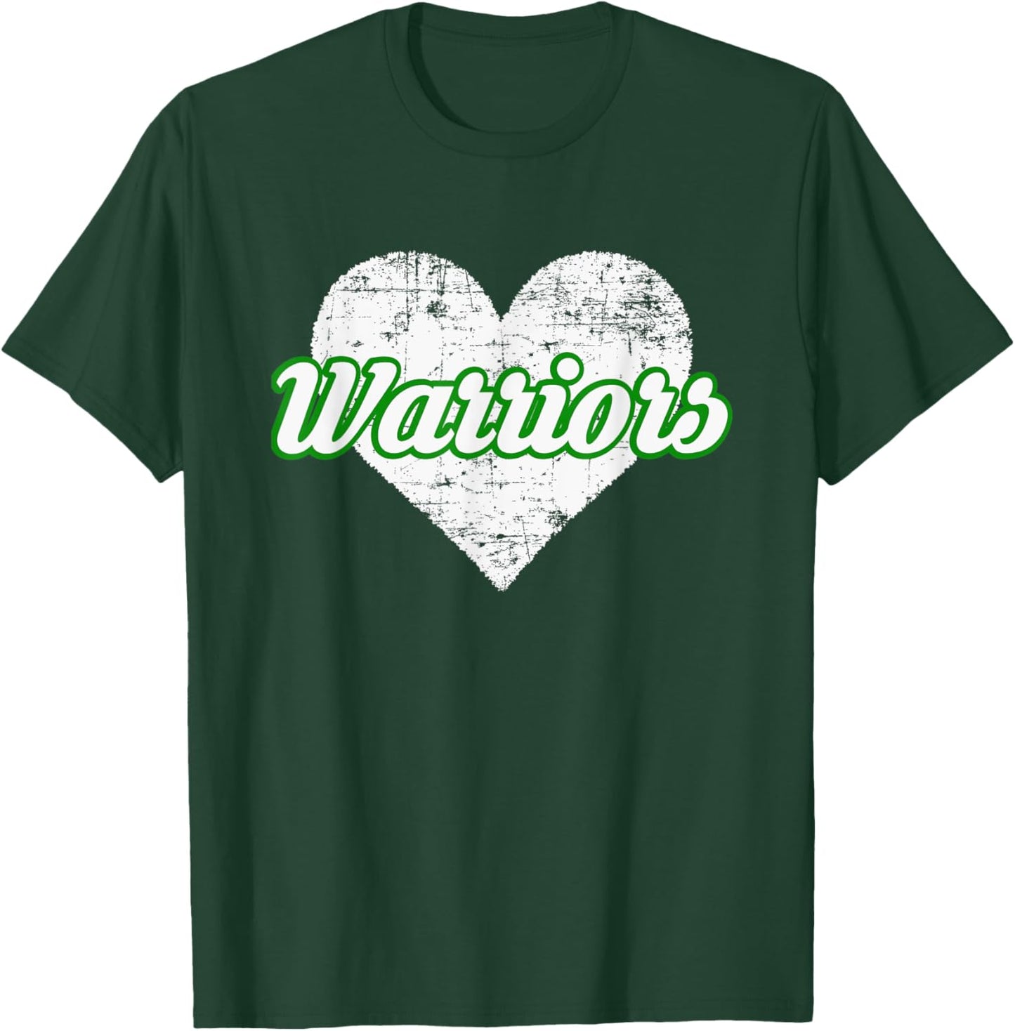 West Branch Warriors Over Heart T-Shirt - T-Shirt | Forest