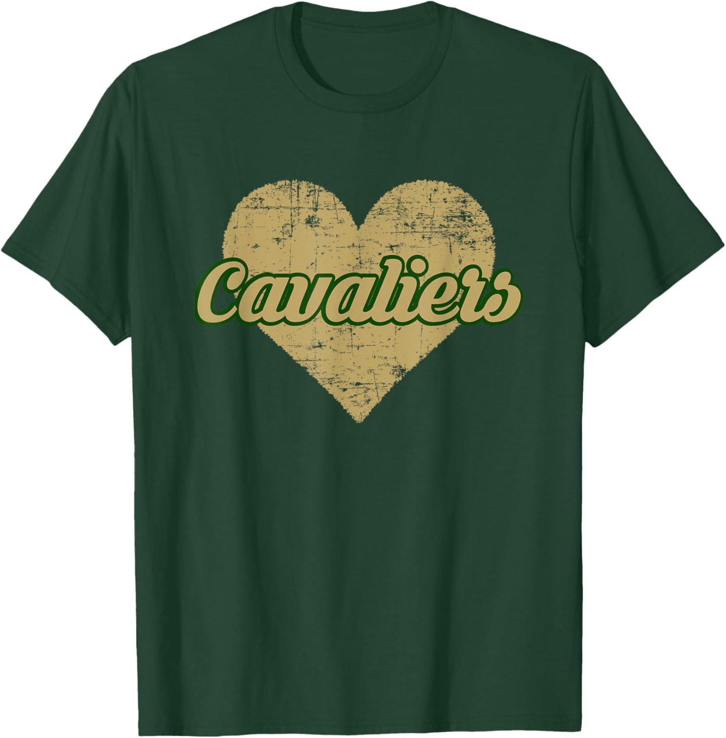 Sioux Falls Jefferson Cavaliers Over Heart T-Shirt - T-Shirt | Forest