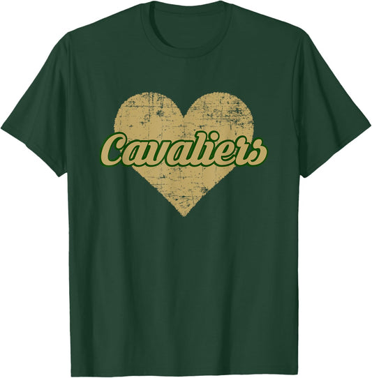 Sioux Falls Jefferson Cavaliers Over Heart T-Shirt - T-Shirt | Forest