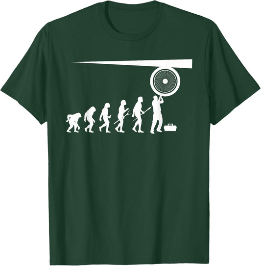 Best Aircraft Mechanic Art Women Aviation Mechanic T-Shirt - T-Shirt | Forest