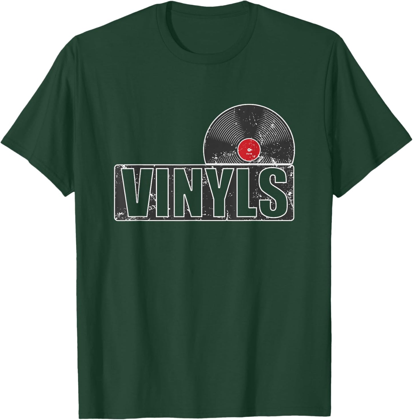 Vinyls old Records T-Shirt - T-Shirt | Forest