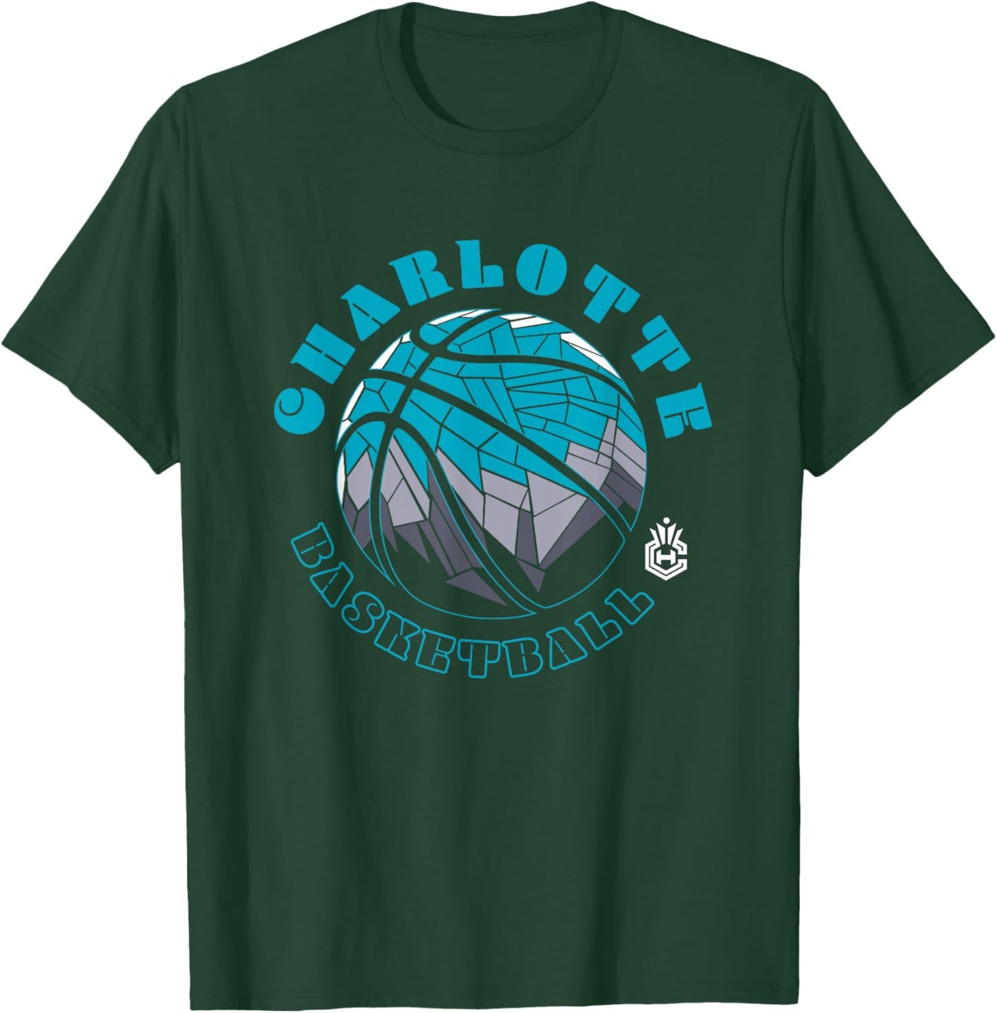 NBA Charlotte Hornets Neon Prism Basketball T-Shirt - T-Shirt | Forest