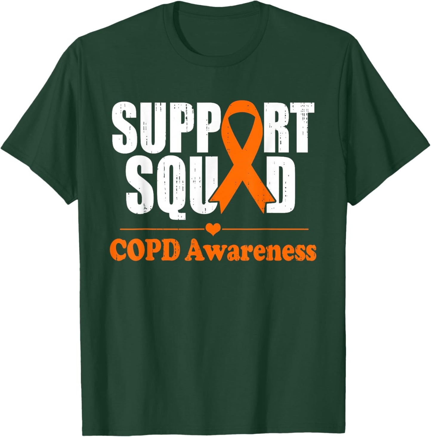COPD Support Chronic Obstructive Pulmonary Disease Awareness T-Shirt - T-Shirt | Forest