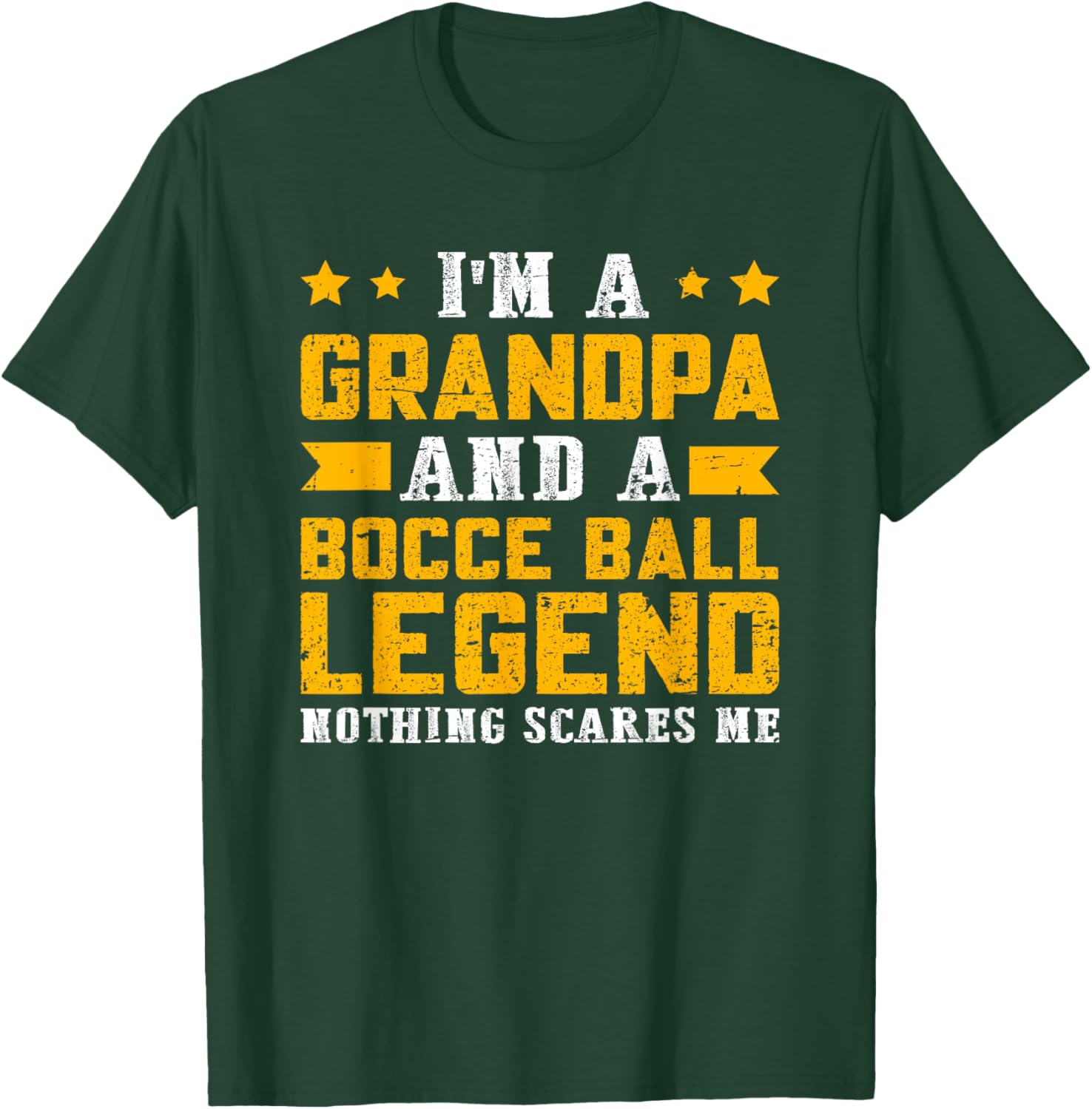 Bocce Ball Legend Grandpa T-Shirt - T-Shirt | Forest