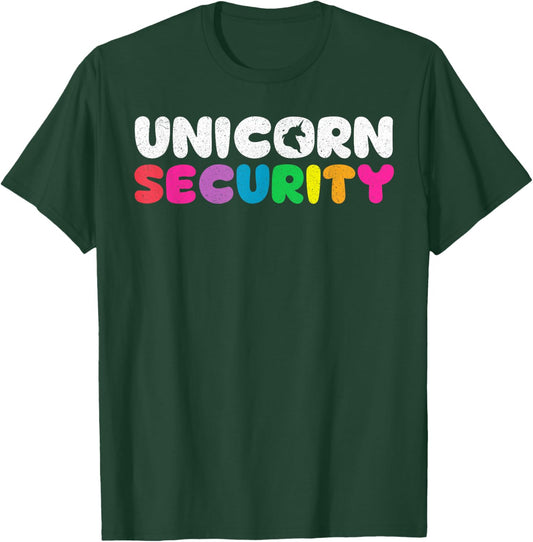 Cute Unicorn Security Halloween Costume T-Shirt - T-Shirt | Forest