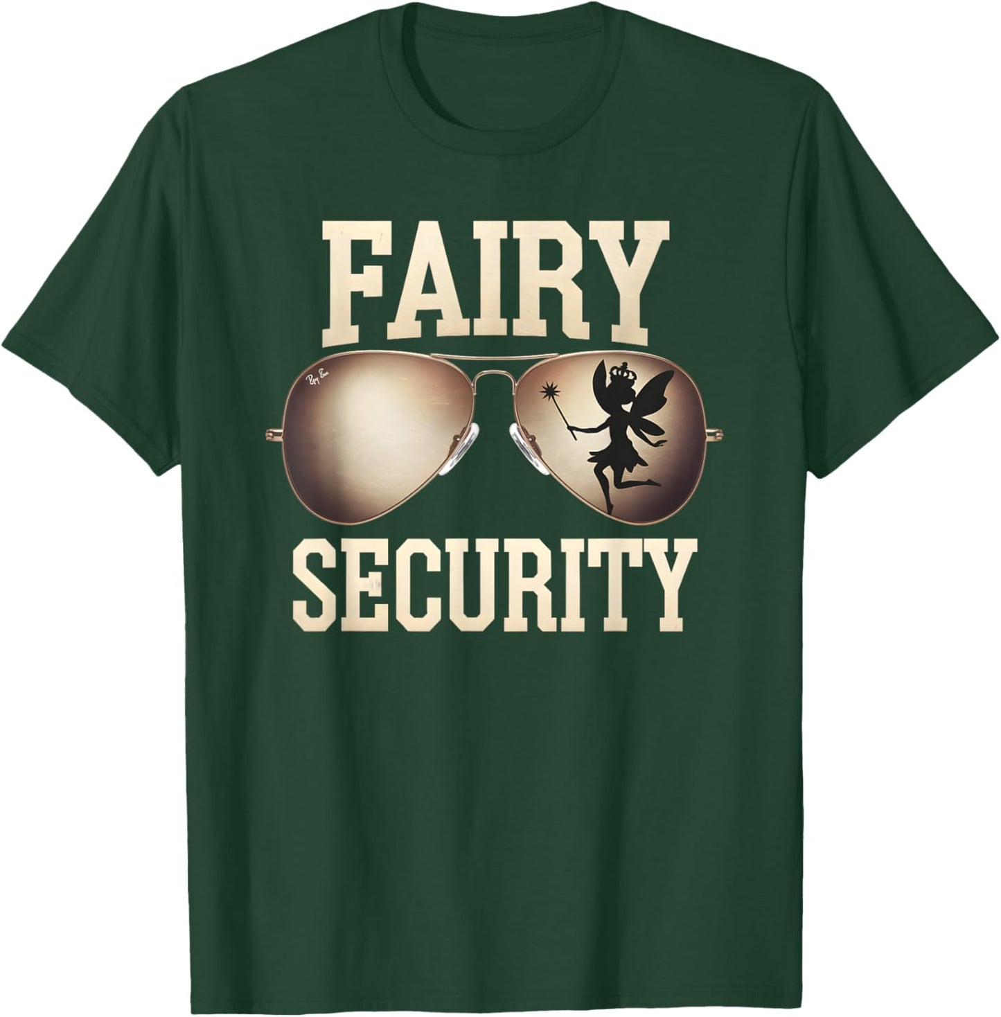 Fairy Security Birthday Family Halloween Costume T-Shirt - T-Shirt | Forest
