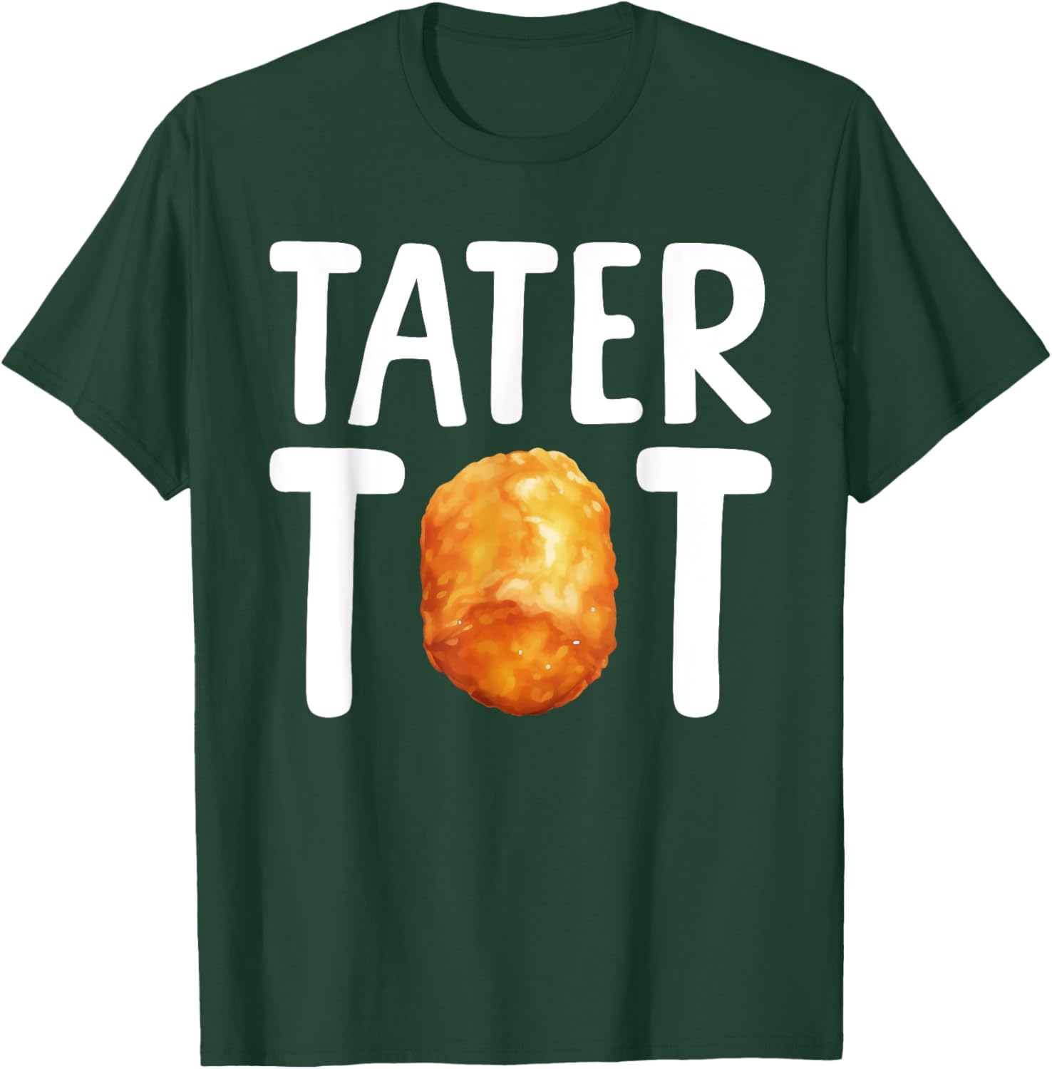 Cool Tater Tot Art Women Kids Potato Tater Tot Lover T-Shirt - T-Shirt | Forest