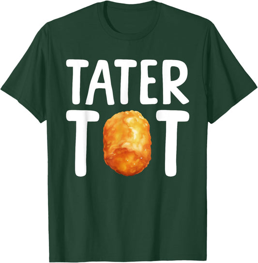 Cool Tater Tot Art Women Kids Potato Tater Tot Lover T-Shirt - T-Shirt | Forest