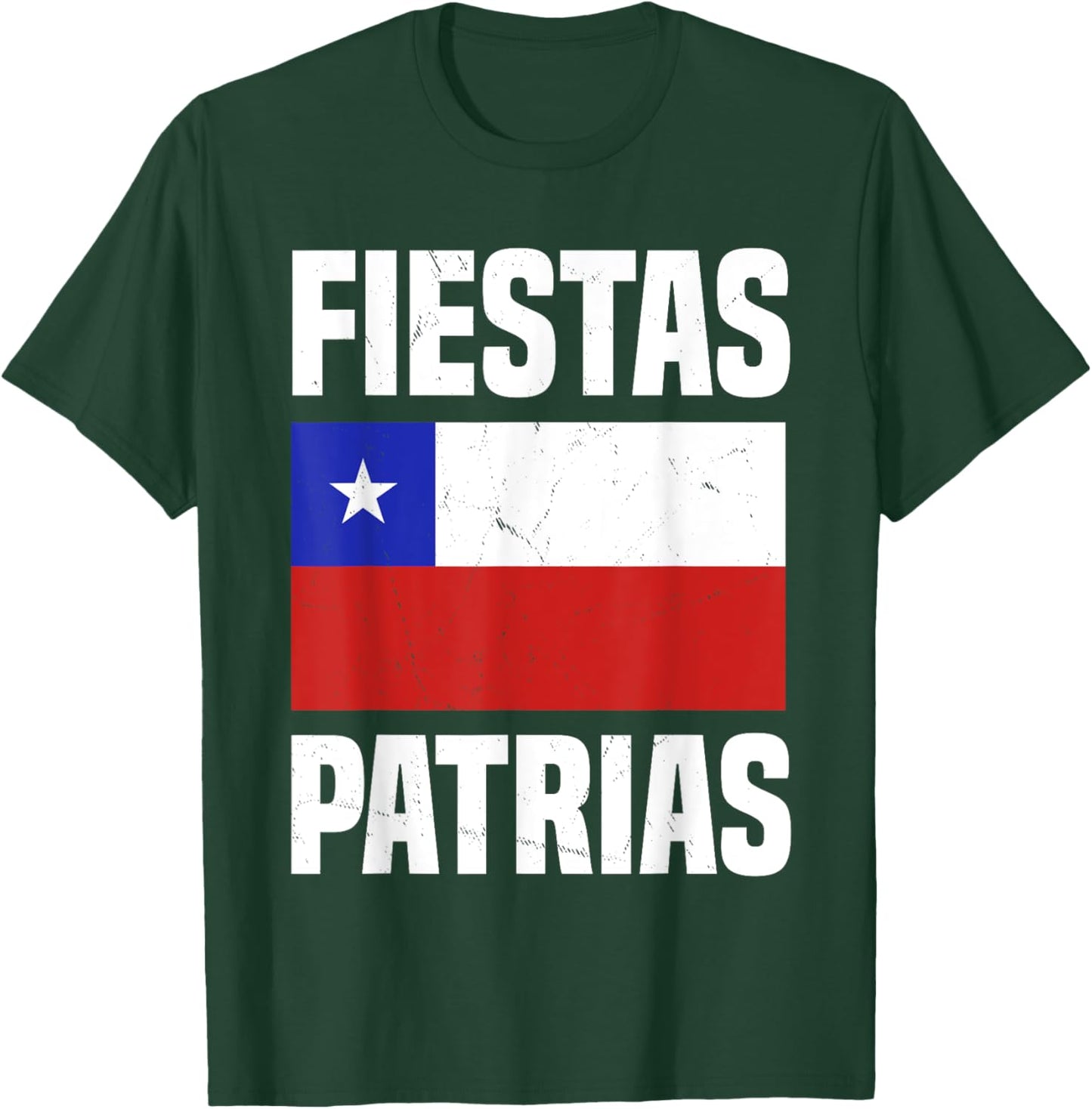Fiestas Patrias Chilean Flag Chile Independence Day T-Shirt - T-Shirt | Forest