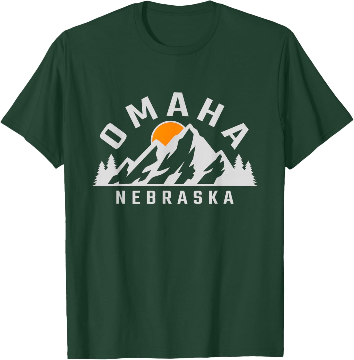 Omaha - Nebraska - Outdoors - Classic T-Shirt - T-Shirt | Forest