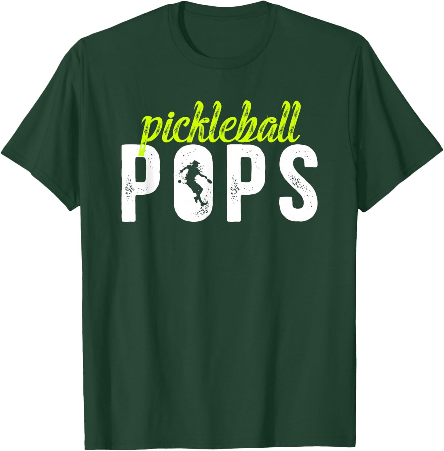 Pickleball Pops Pickleball Player Pops T-Shirt - T-Shirt | Forest