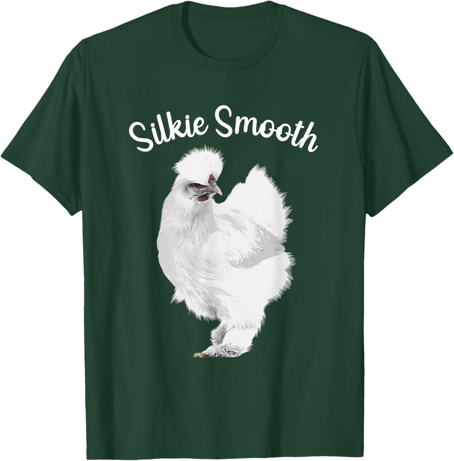 Cute Silkie Chicken Design Women Kids Silkie Chicken T-Shirt - T-Shirt | Forest