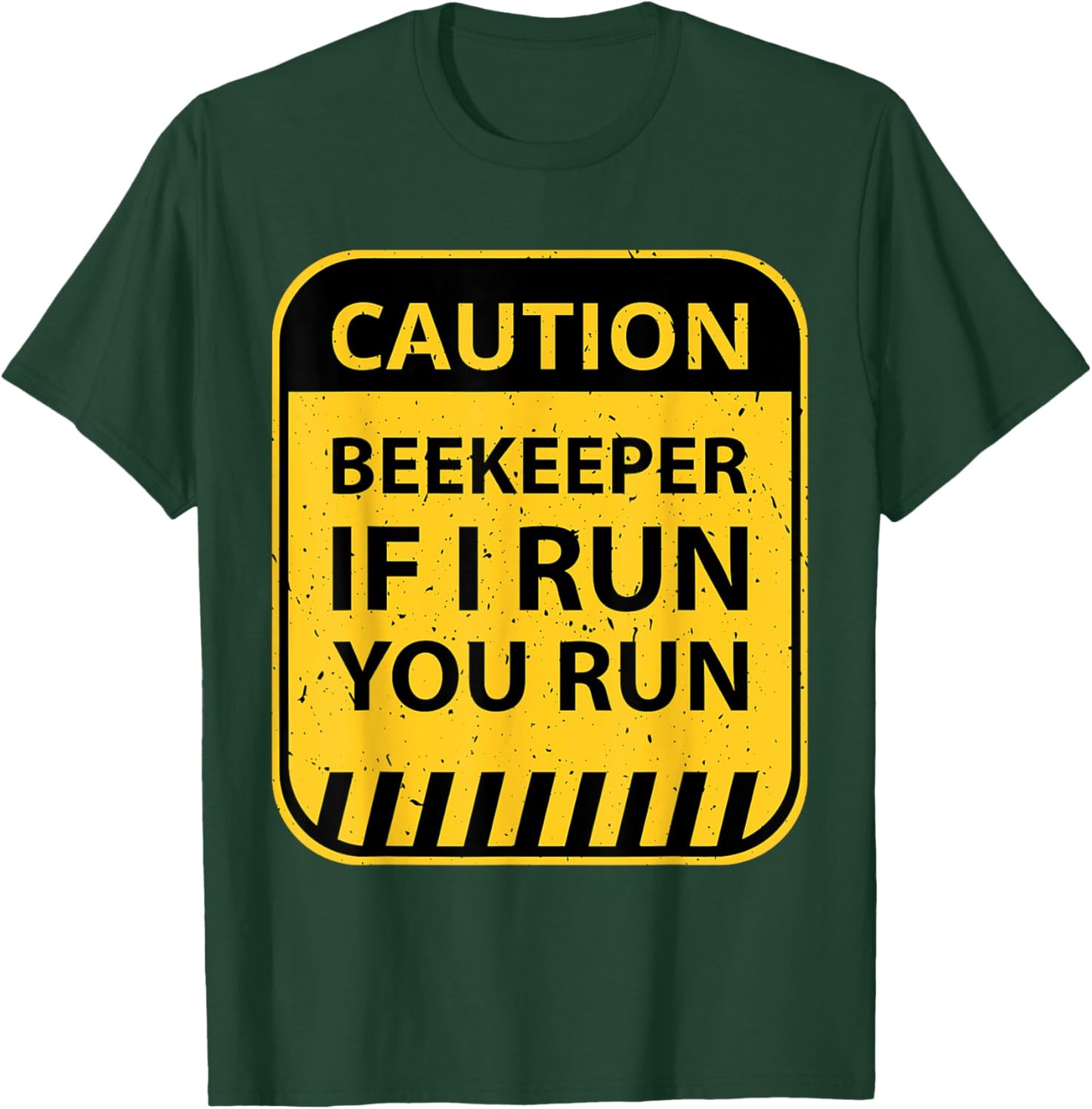 Beekeeper Funny Honeybee Beekeeping Bee Farm Enthusiast Gag T-Shirt - T-Shirt | Forest