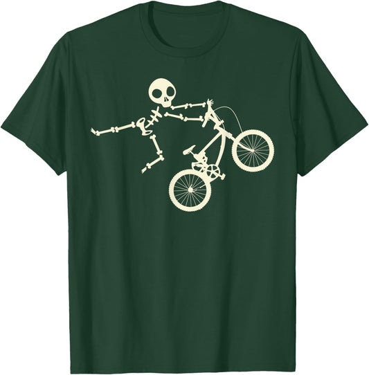 Cool BMX Design Women Boys BMX Rider Off Road BMX T-Shirt - T-Shirt | Forest