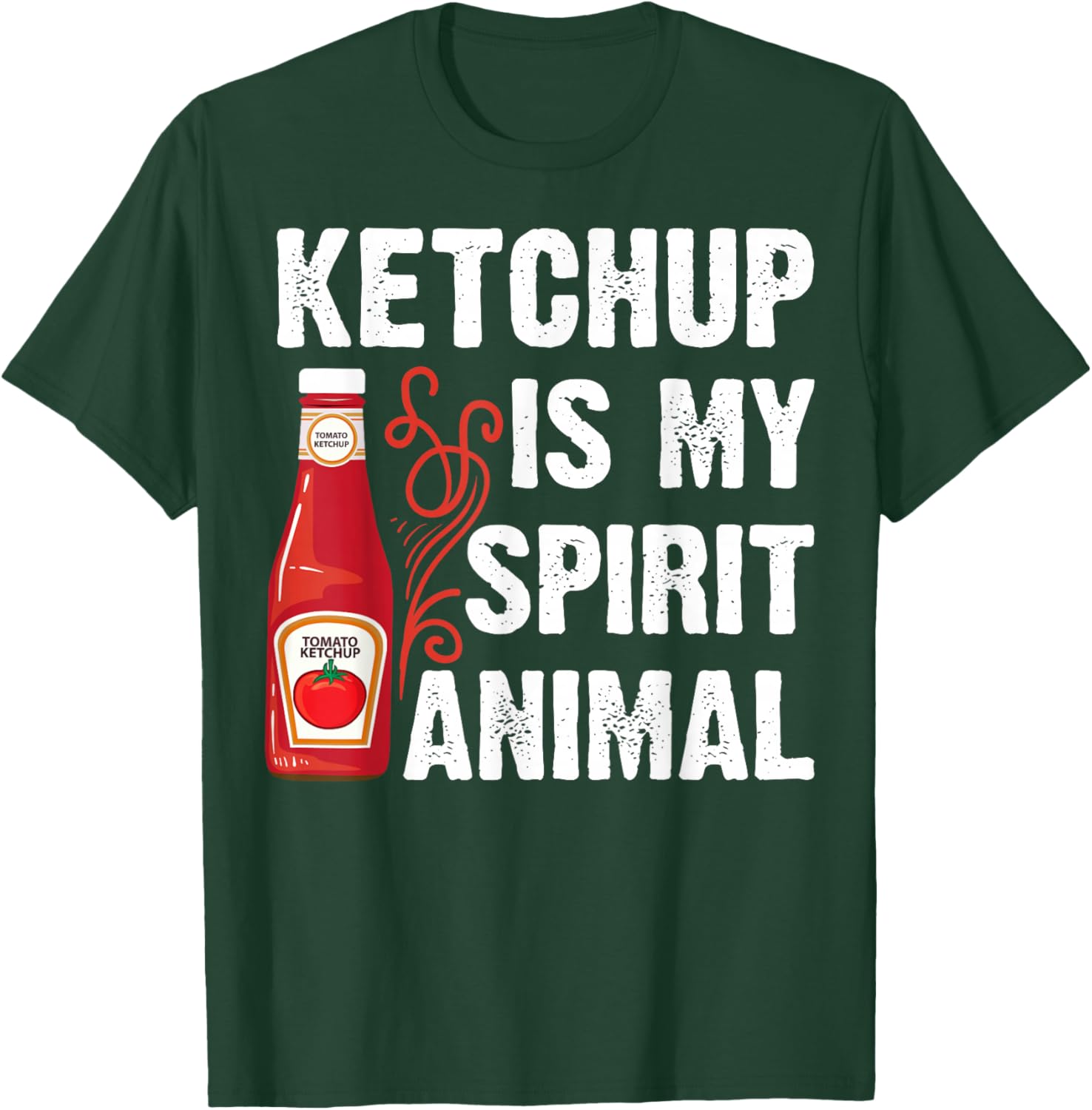 Funny Ketchup Art Women Kids Catsup Ketchup Lover T-Shirt - T-Shirt | Forest