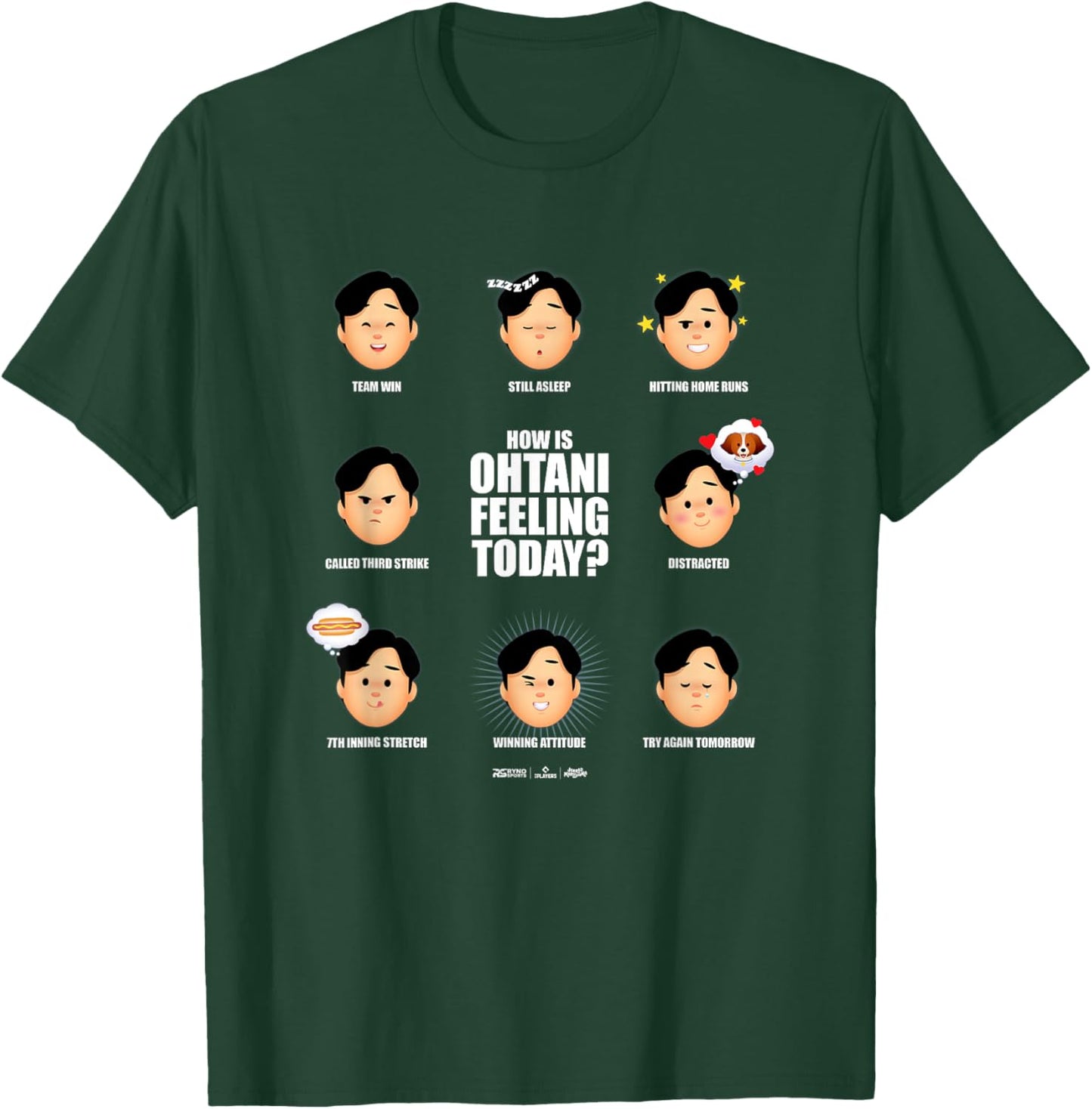 Shohei Ohtani Los Angeles Feeling Today? MLB Players T-Shirt - T-Shirt | Forest